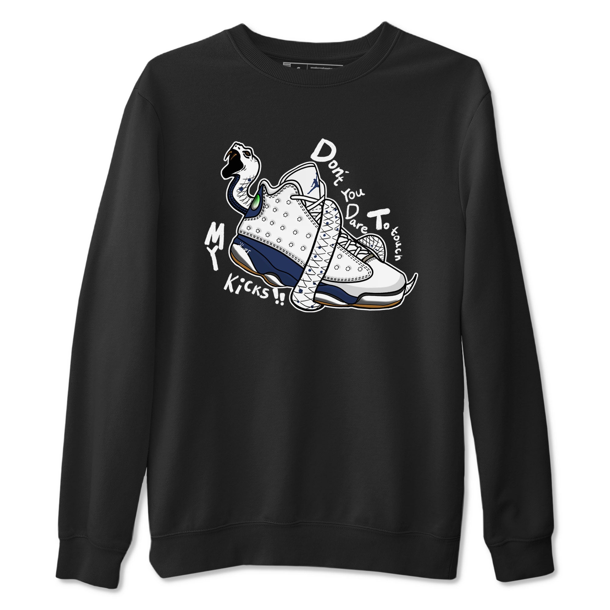Don't Touch My Kicks snkmatch Tees - Air Jordan 13 Midnight Navy