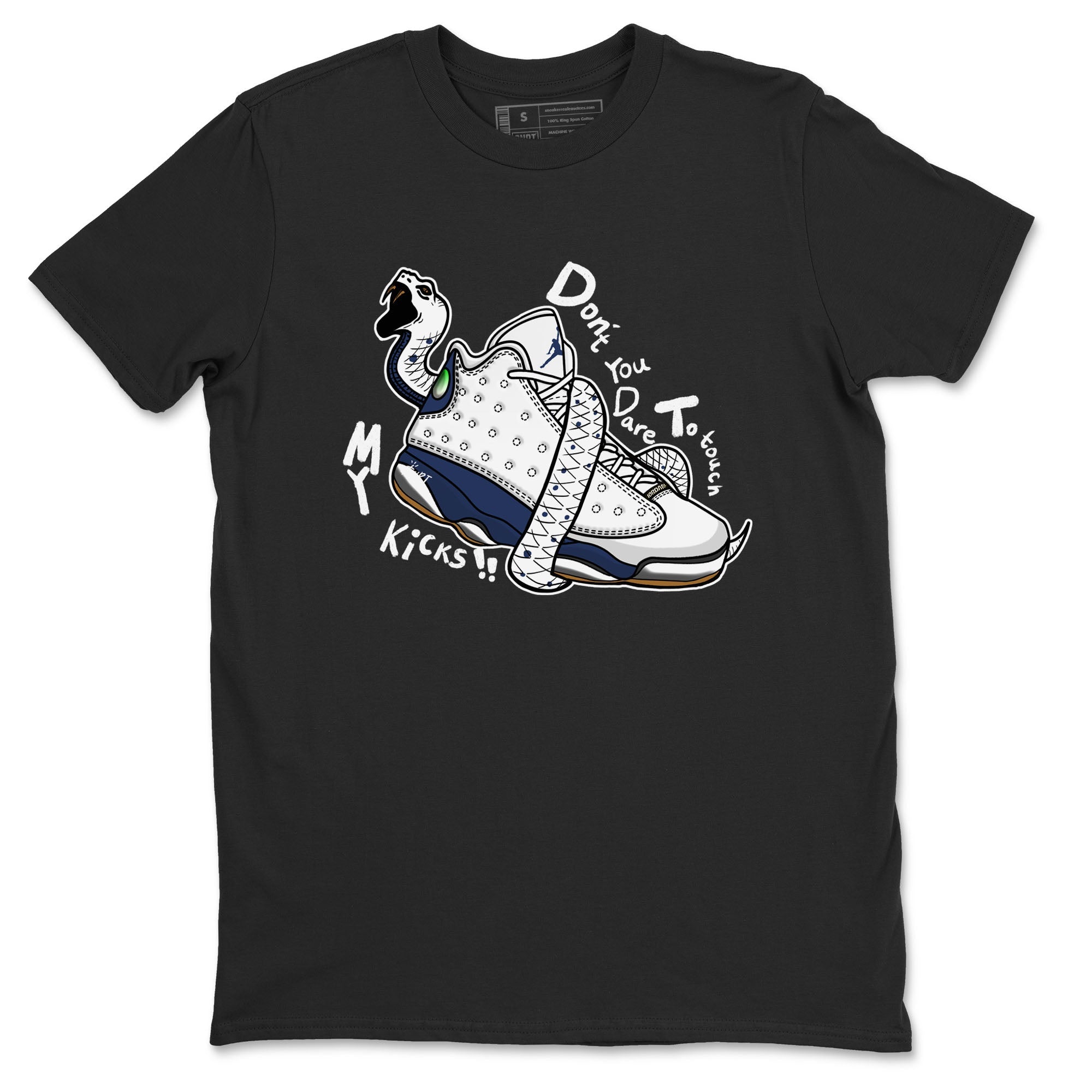 Don't Touch My Kicks snkmatch Tees - Air Jordan 13 Midnight Navy