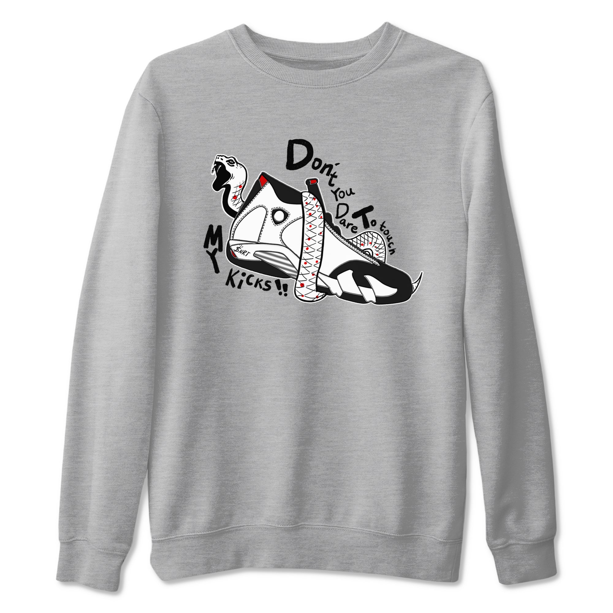 Don't Touch My Kicks snkmatch Tees - Air Jordan 14 Black Toe
