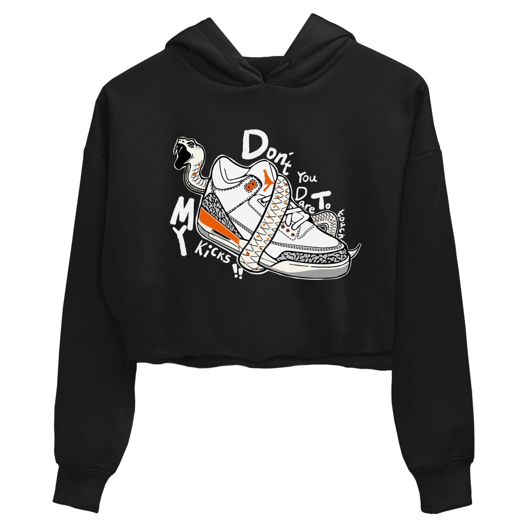Don't Touch My Kicks snkmatch Women's Top - Air Jordan 3 Georgia Peach