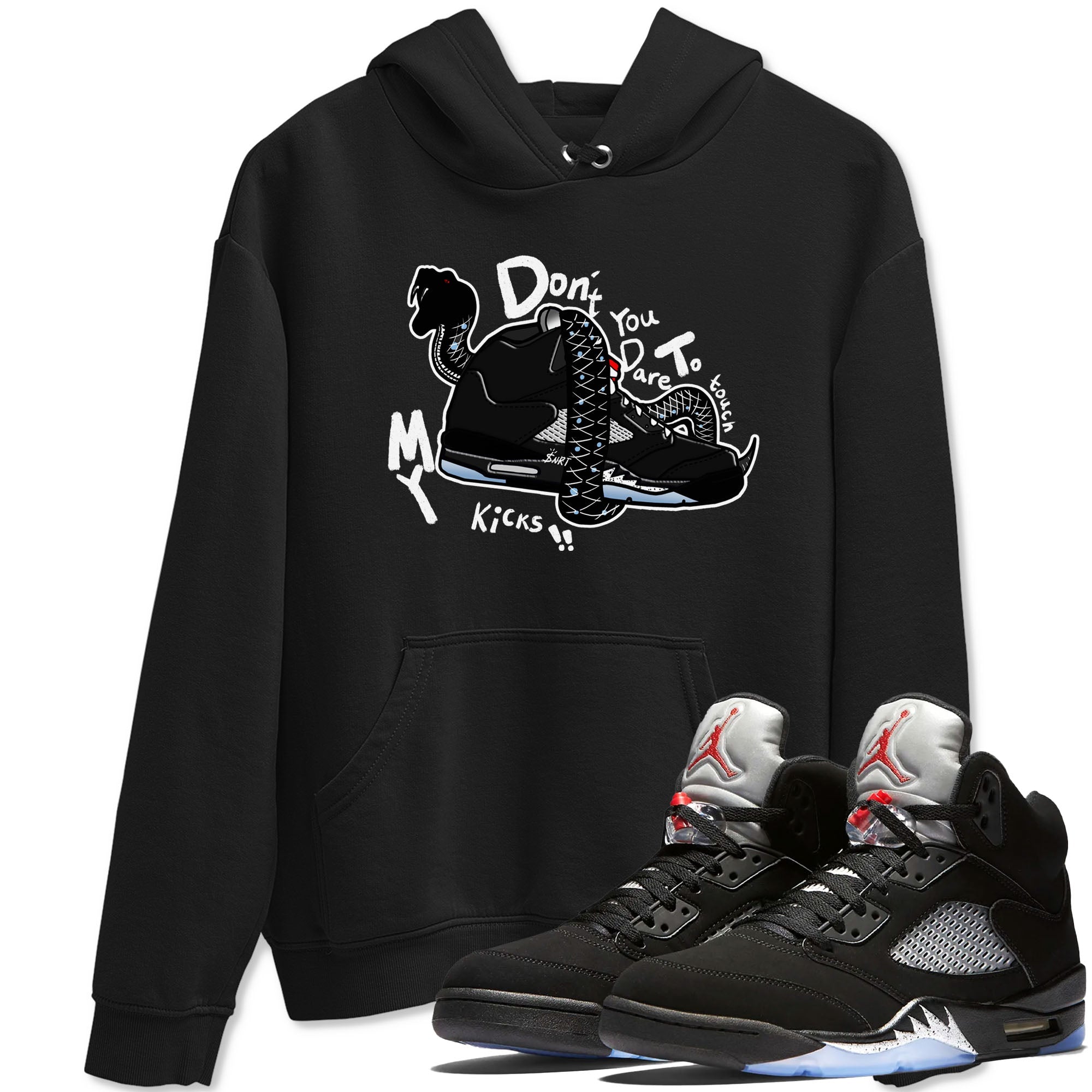 Don't Touch My Kicks snkmatch Tees - Air Jordan 5 Reimagined