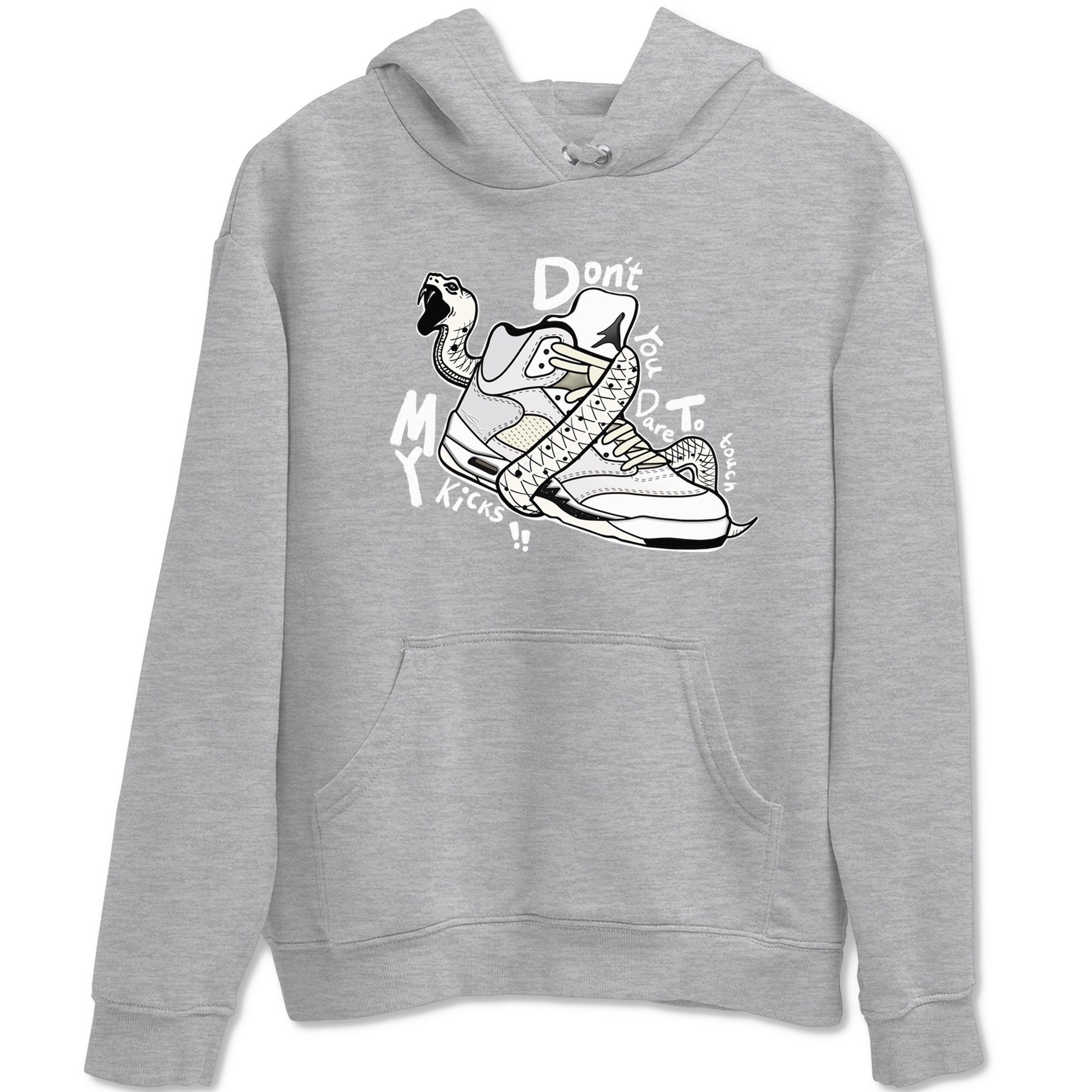 Don't Touch My Kicks snkmatch Tees - Air Jordan 5 Sail
