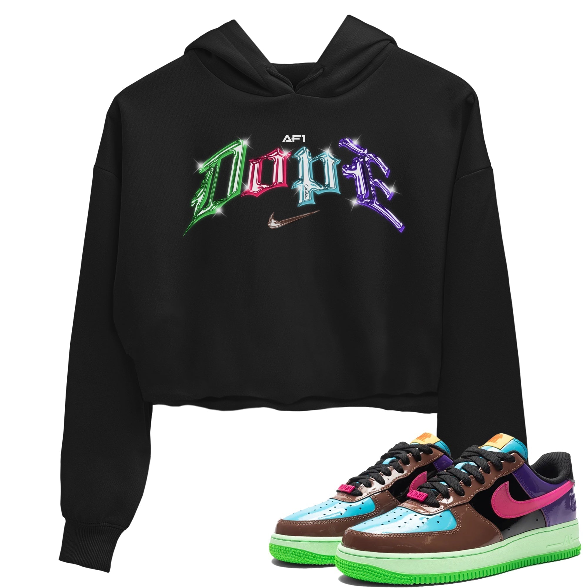 Dope Women's Tops - Air Force 1 Undefeated Fauna Brown