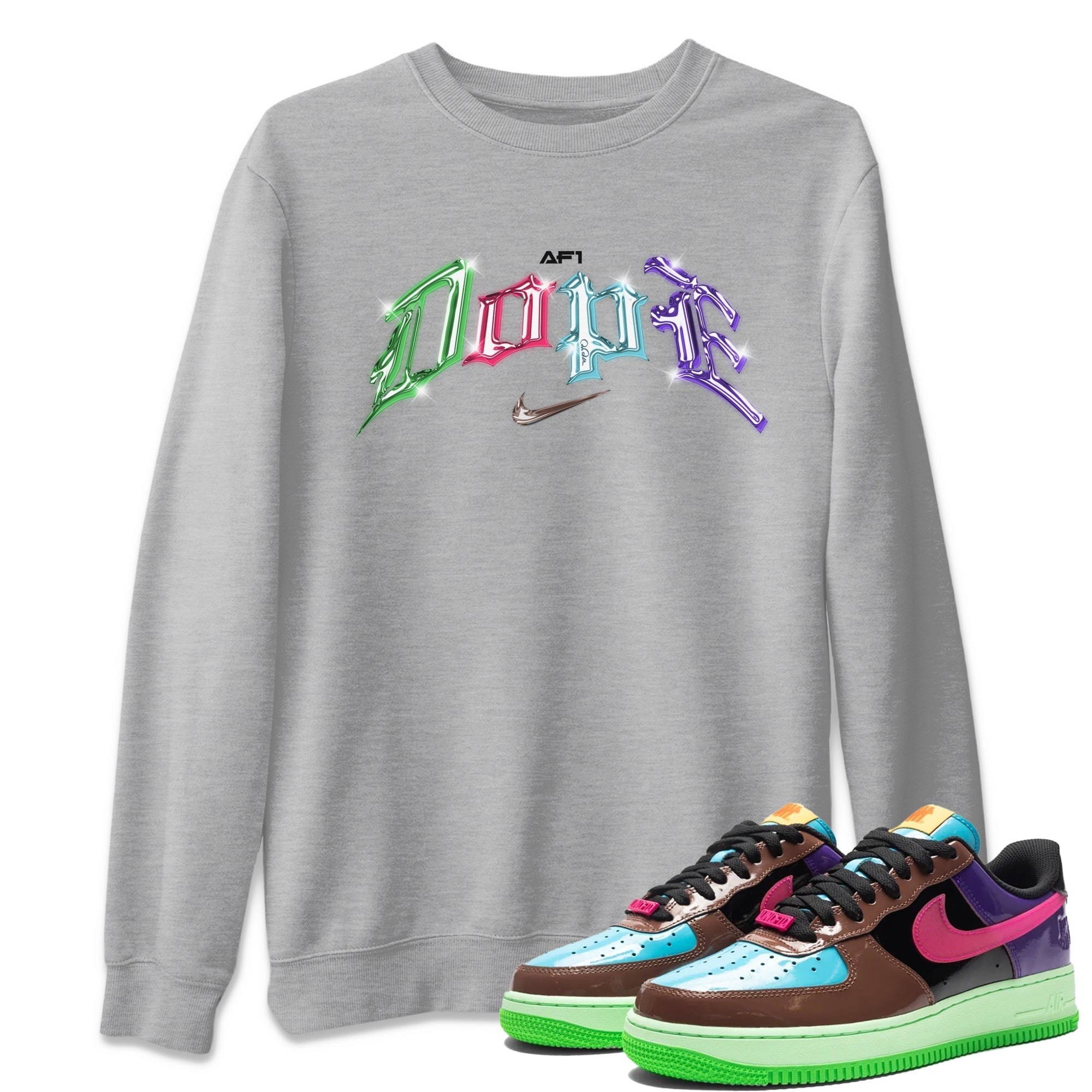 Dope Unisex Tops - Air Force 1 Undefeated Fauna Brown