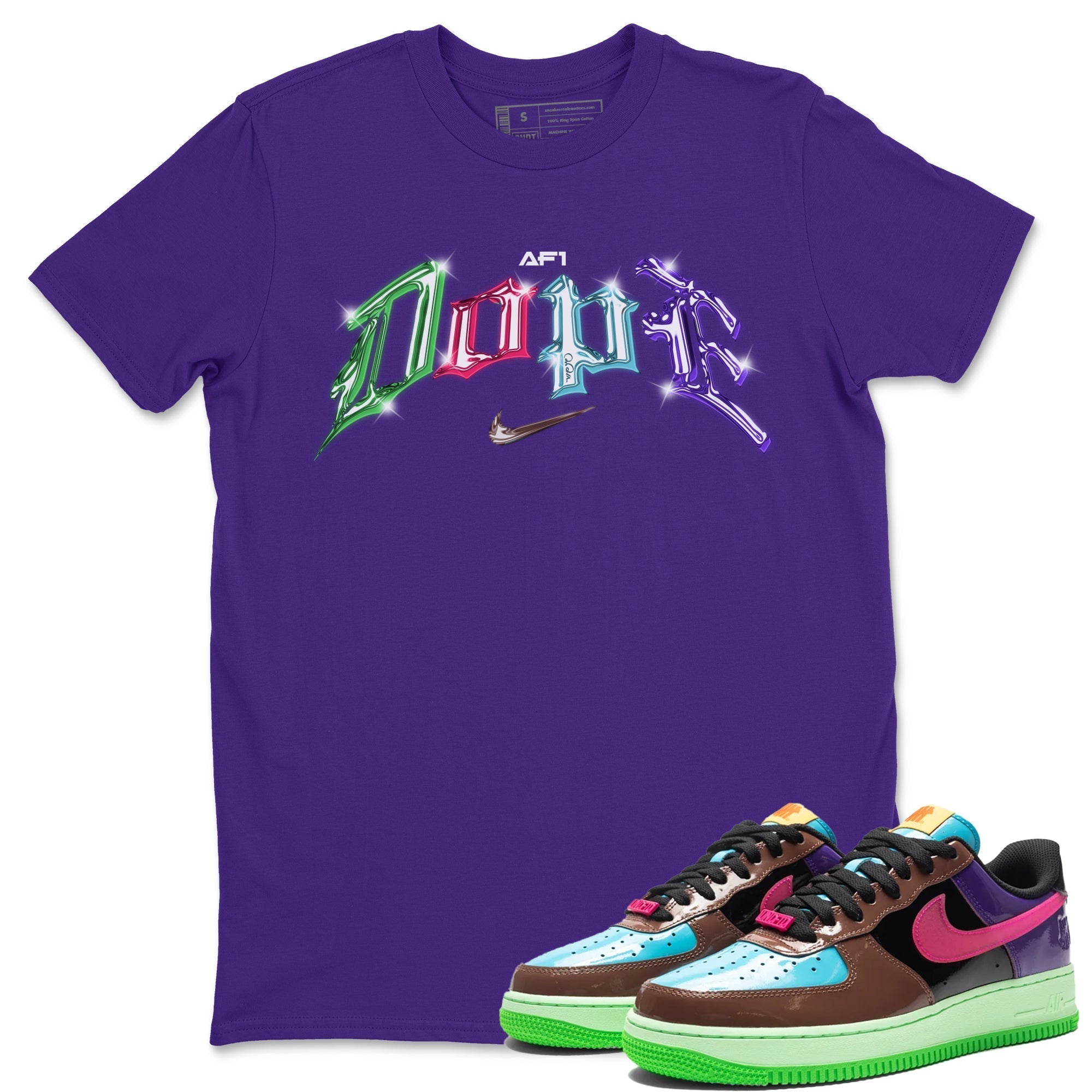 Dope Unisex Tops - Air Force 1 Undefeated Fauna Brown