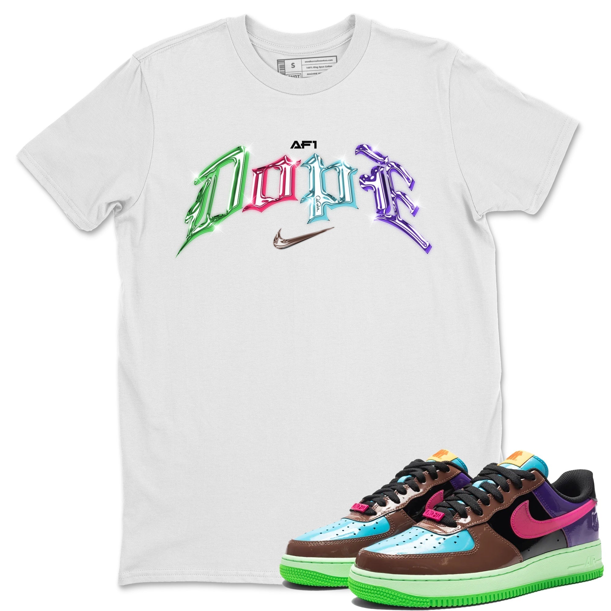 Dope Unisex Tops - Air Force 1 Undefeated Fauna Brown
