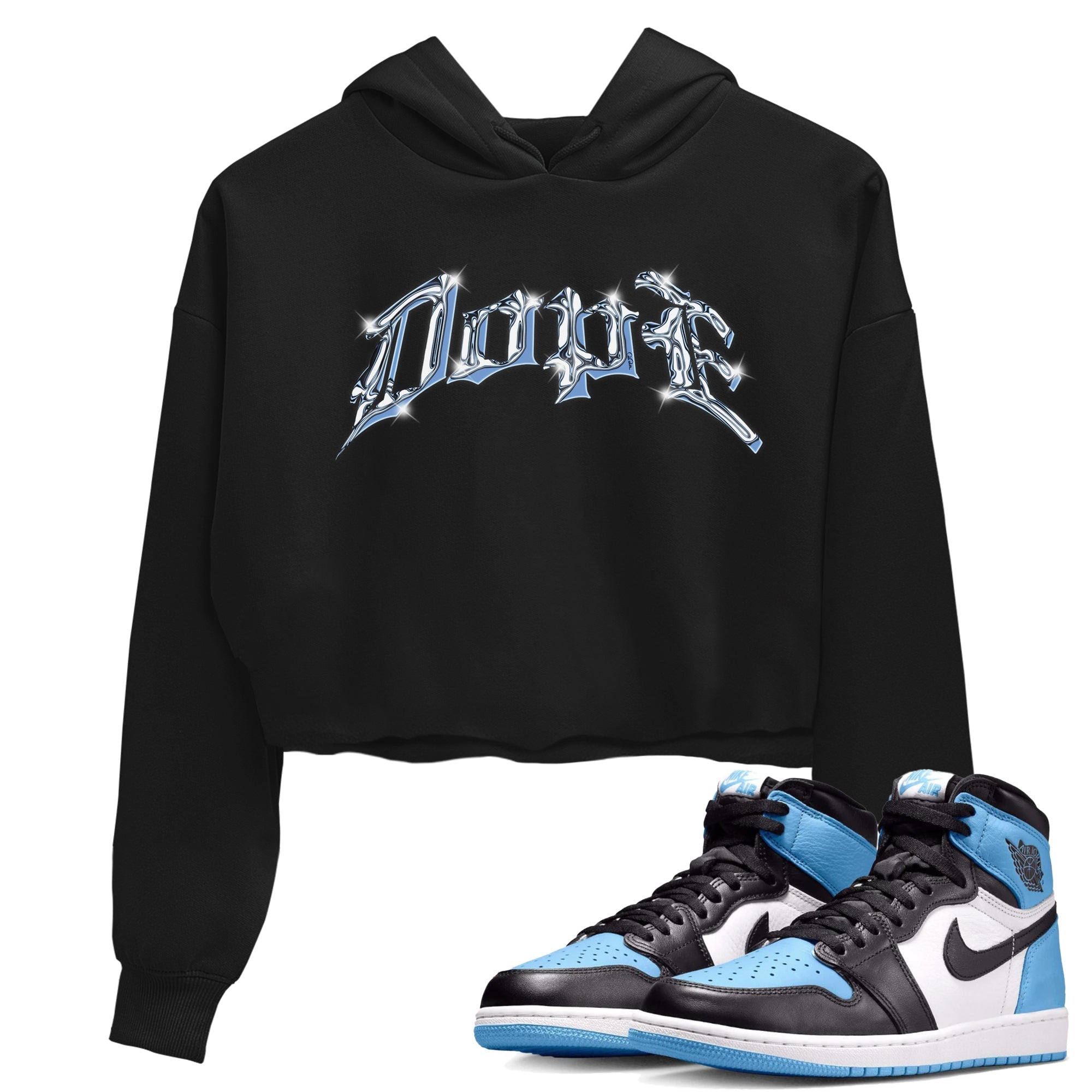 Dope Women's Tops - Air Jordan 1 UNC Toe