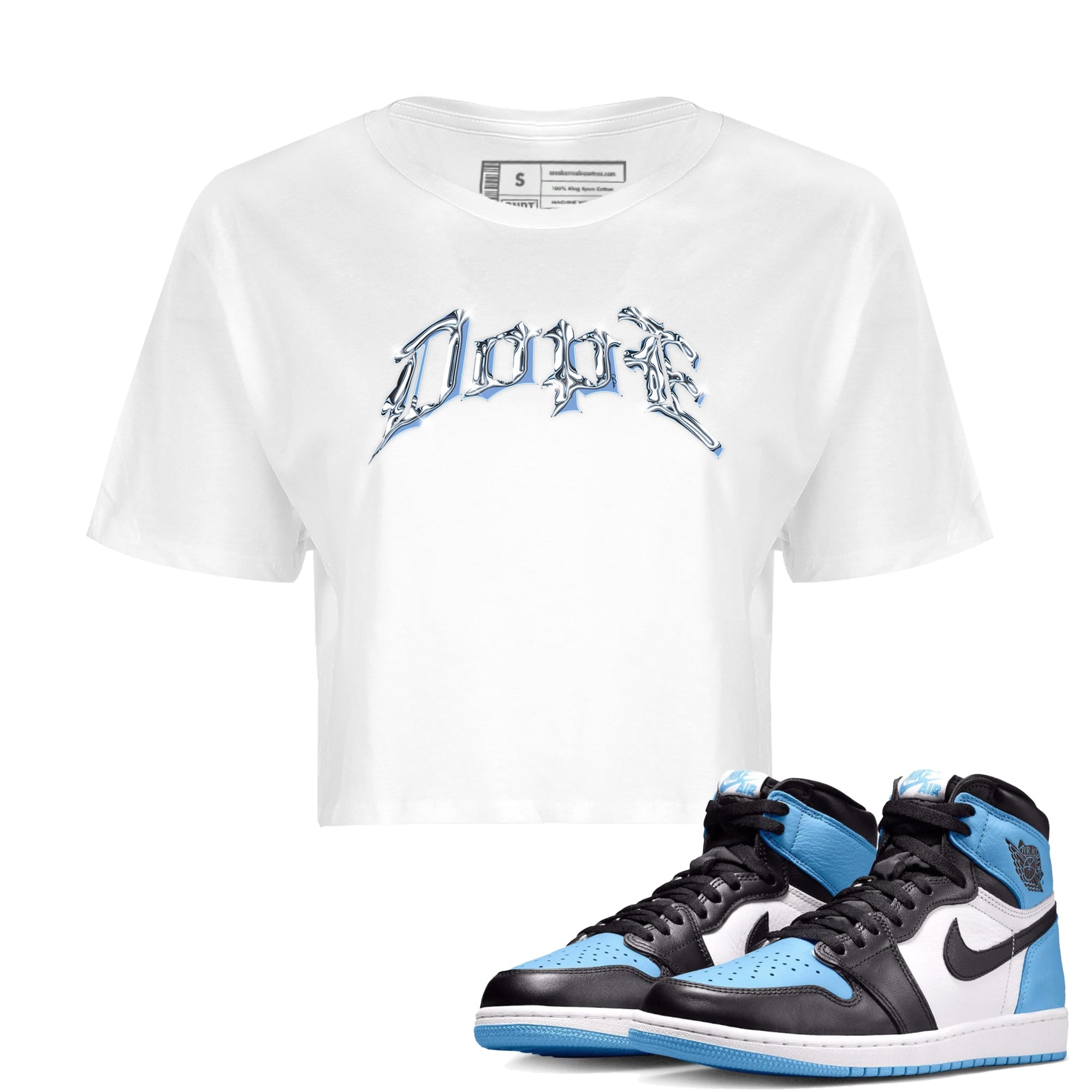 Dope Women's Tops - Air Jordan 1 UNC Toe