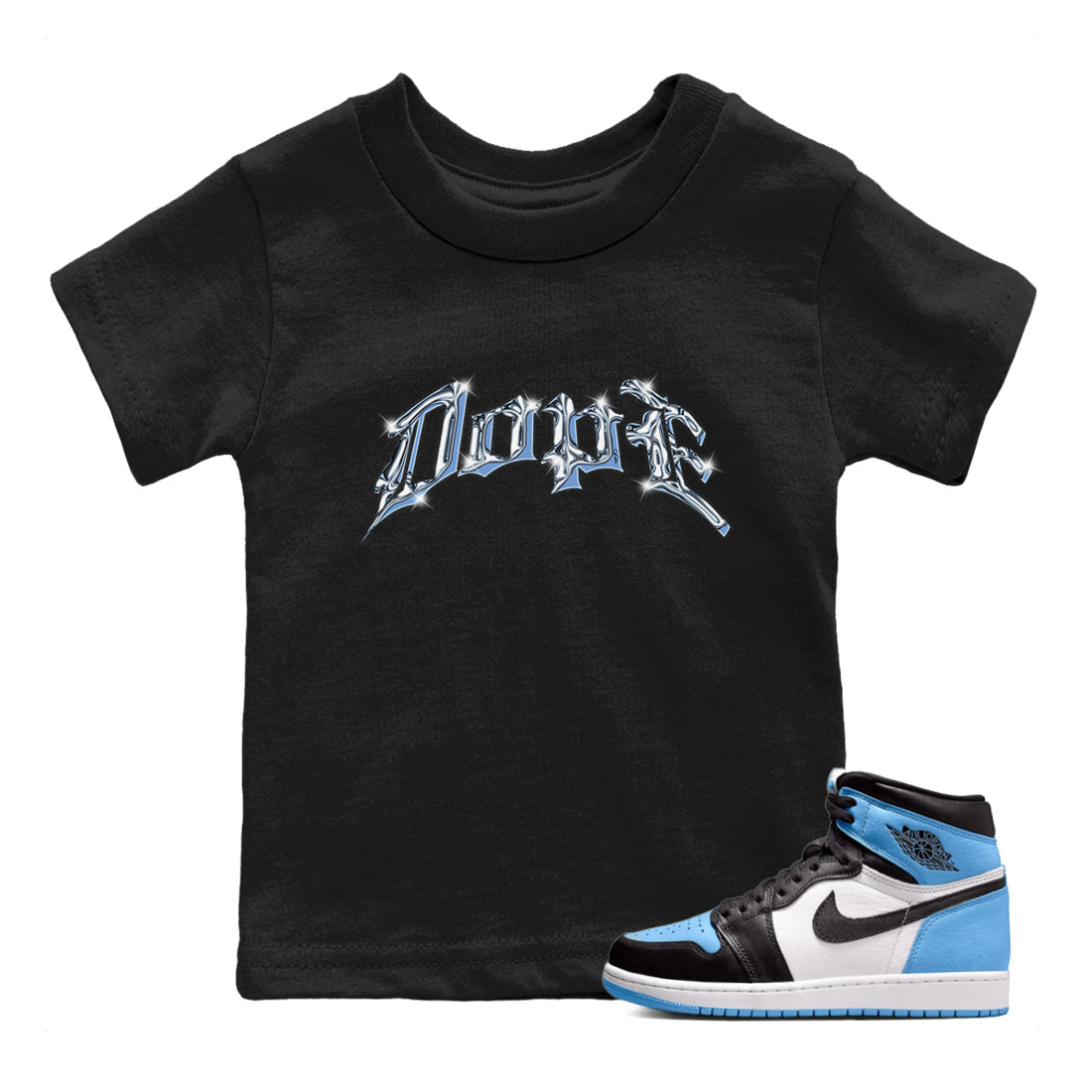 Dope Kids Tops - Air Jordan 1 UNC Toe