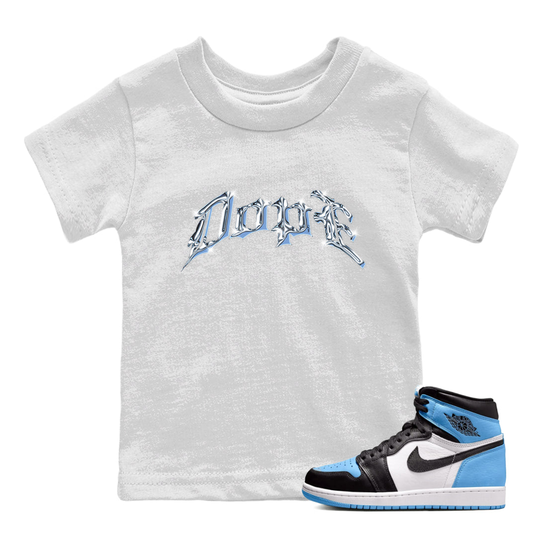 Dope Kids Tops - Air Jordan 1 UNC Toe