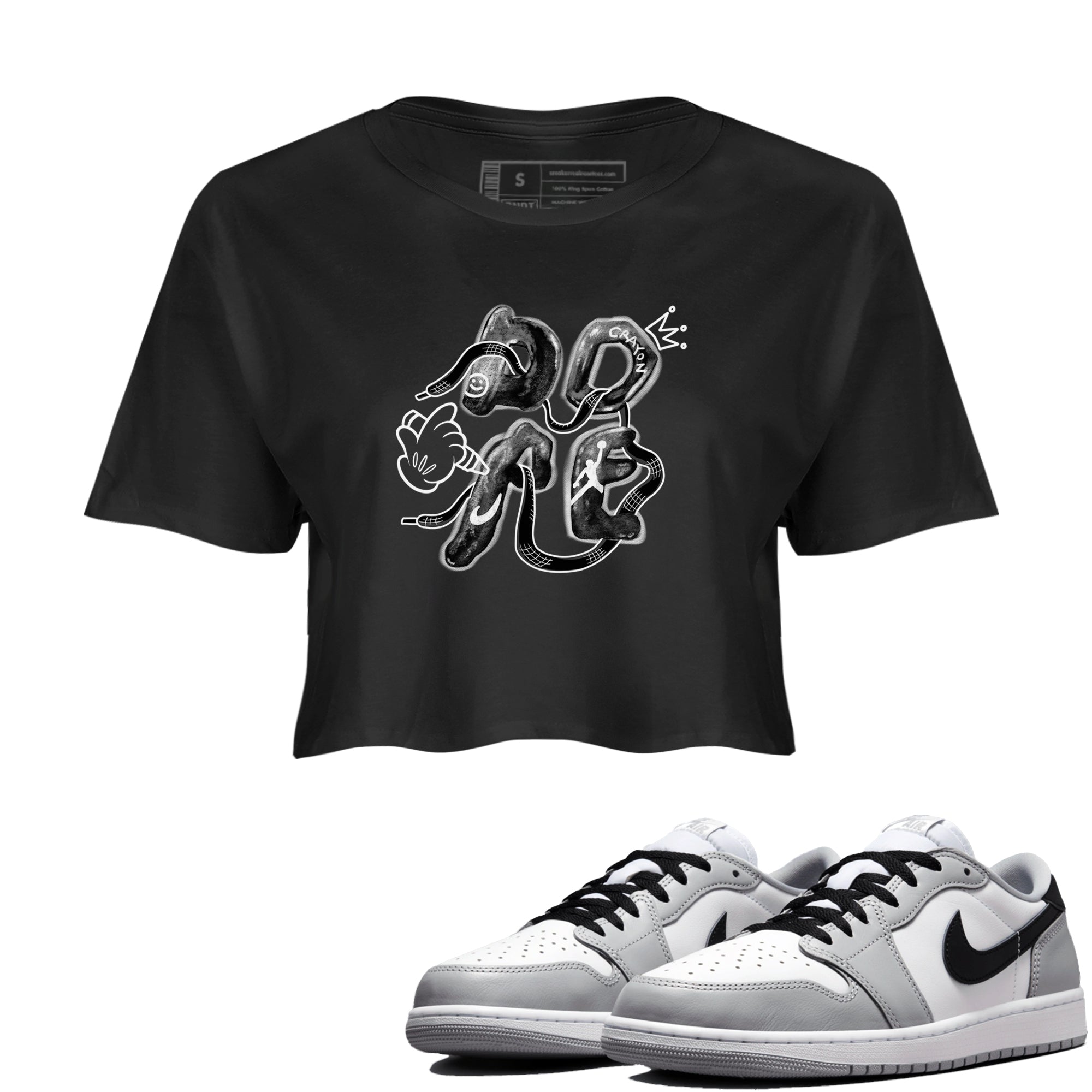 Dope snkmatch Women's Top - Air Jordan 1 Wolf Grey