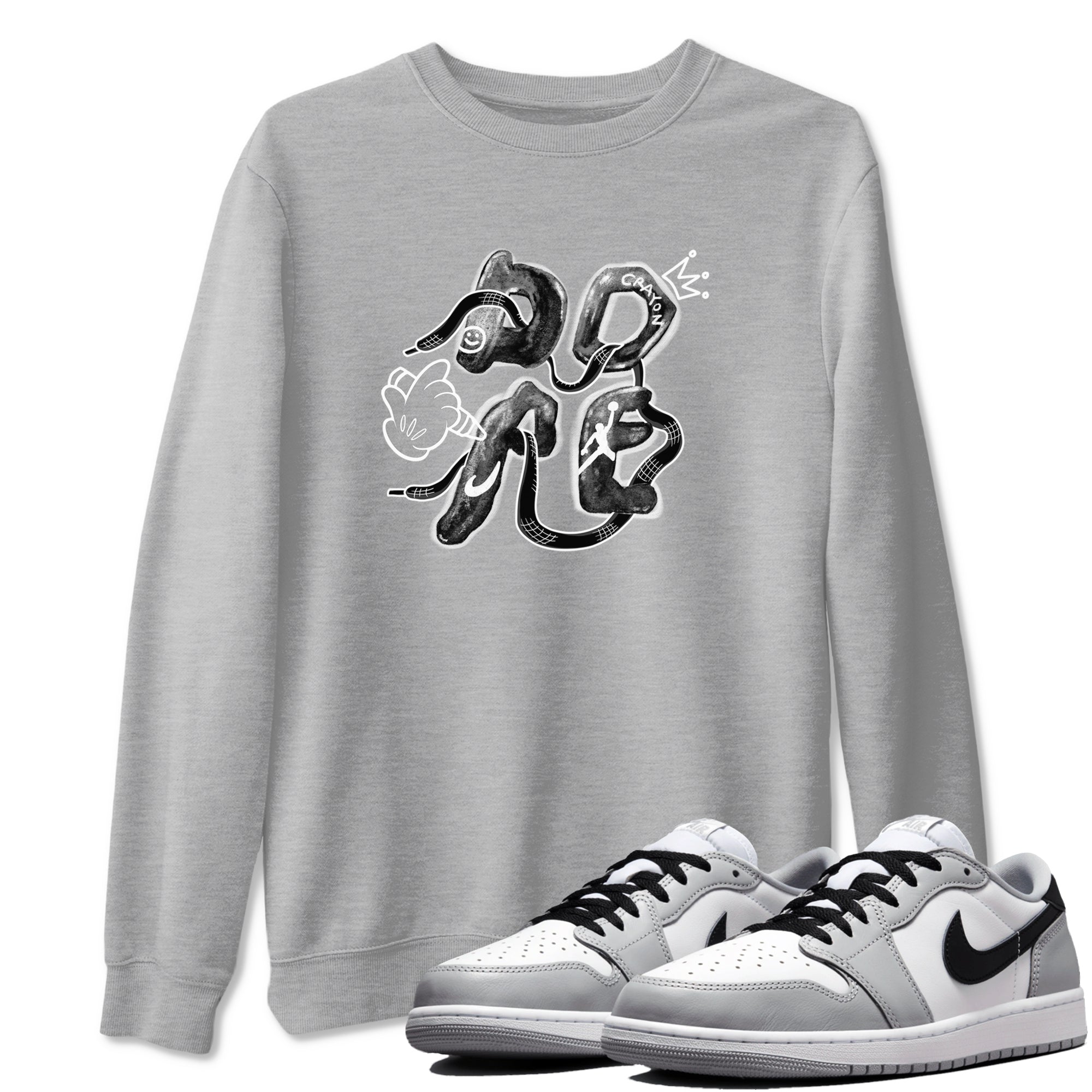 Dope snkmatch Tees - Air Jordan 1 Wolf Grey