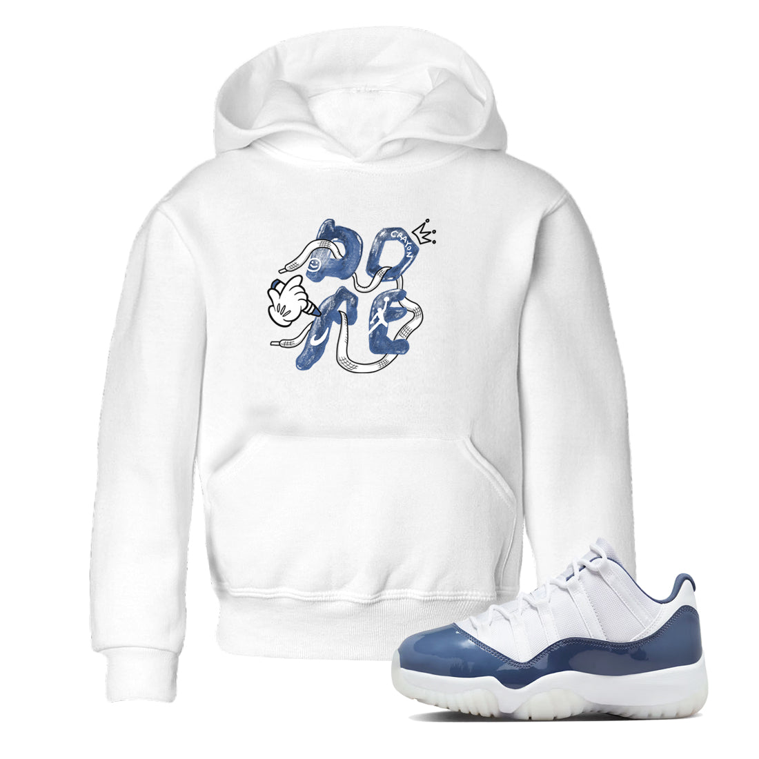 Dope snkmatch Tees Kids - Air Jordan 11 Diffused Blue