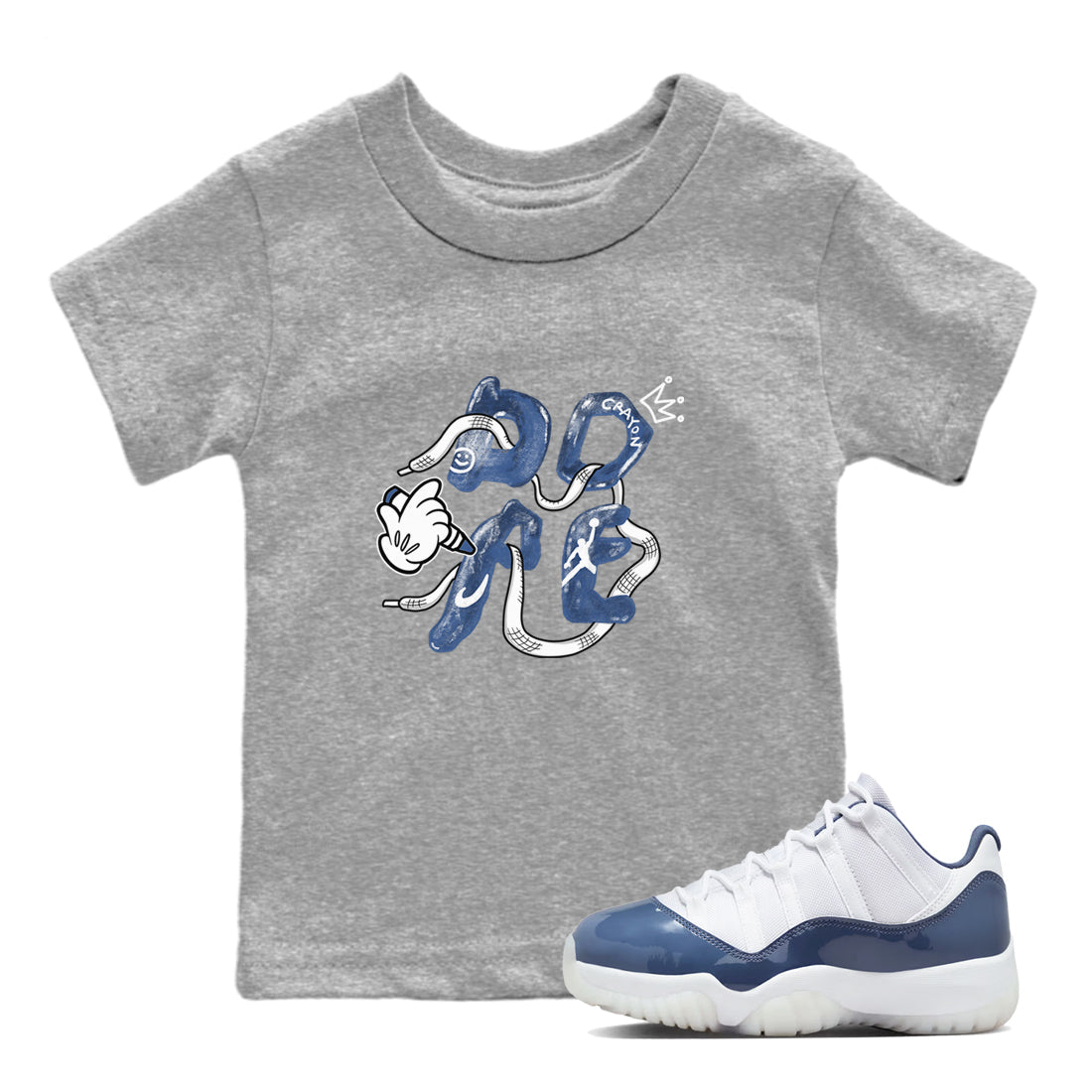 Dope snkmatch Tees Kids - Air Jordan 11 Diffused Blue