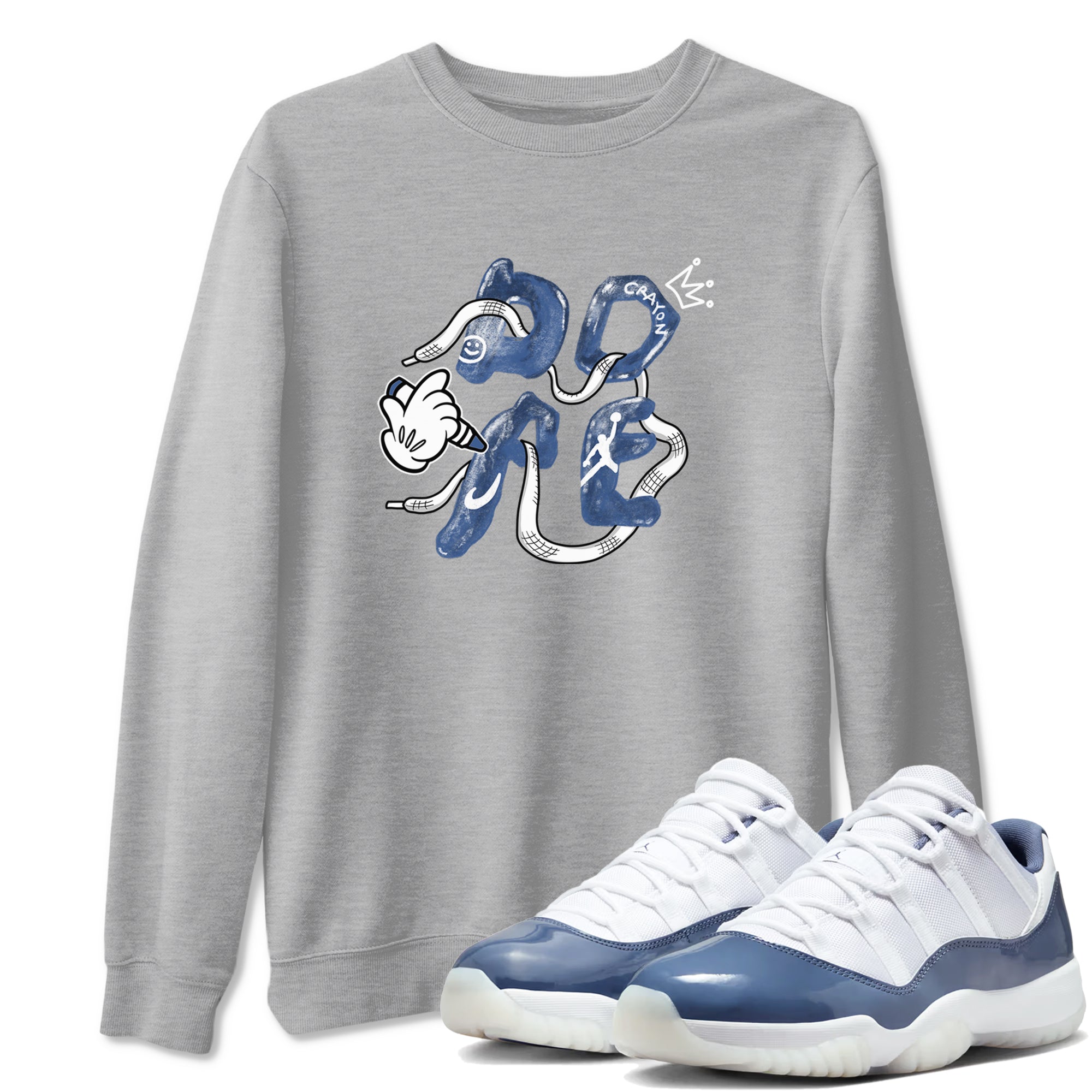 Dope snkmatch Tees - Air Jordan 11 Diffused Blue
