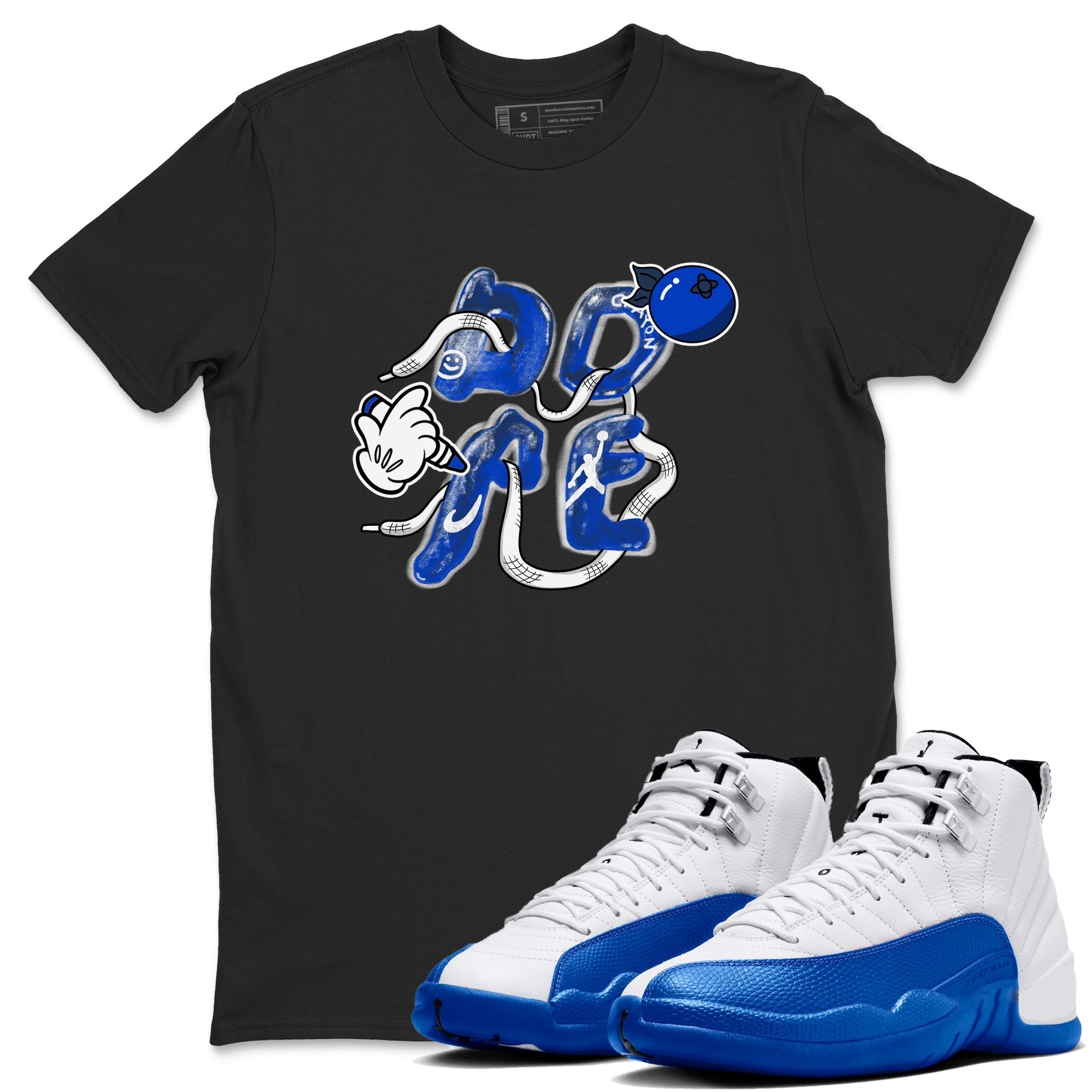 Dope snkmatch Tees - Air Jordan 12 Blueberry