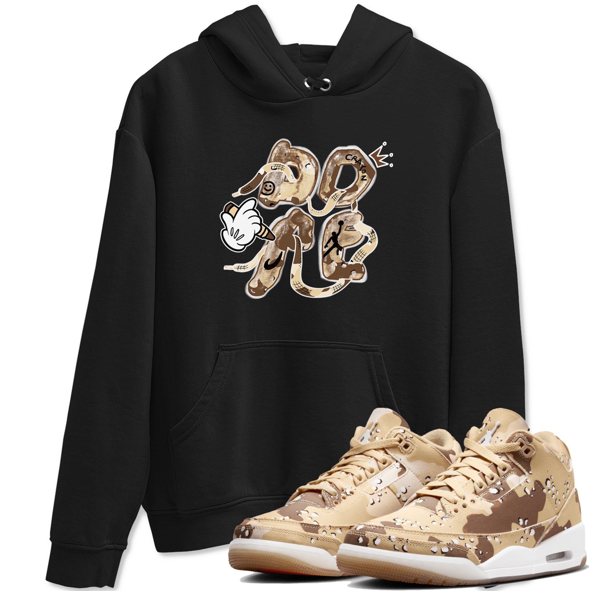 Dope snkmatch Tees - Air Jordan 3 Desert Camo