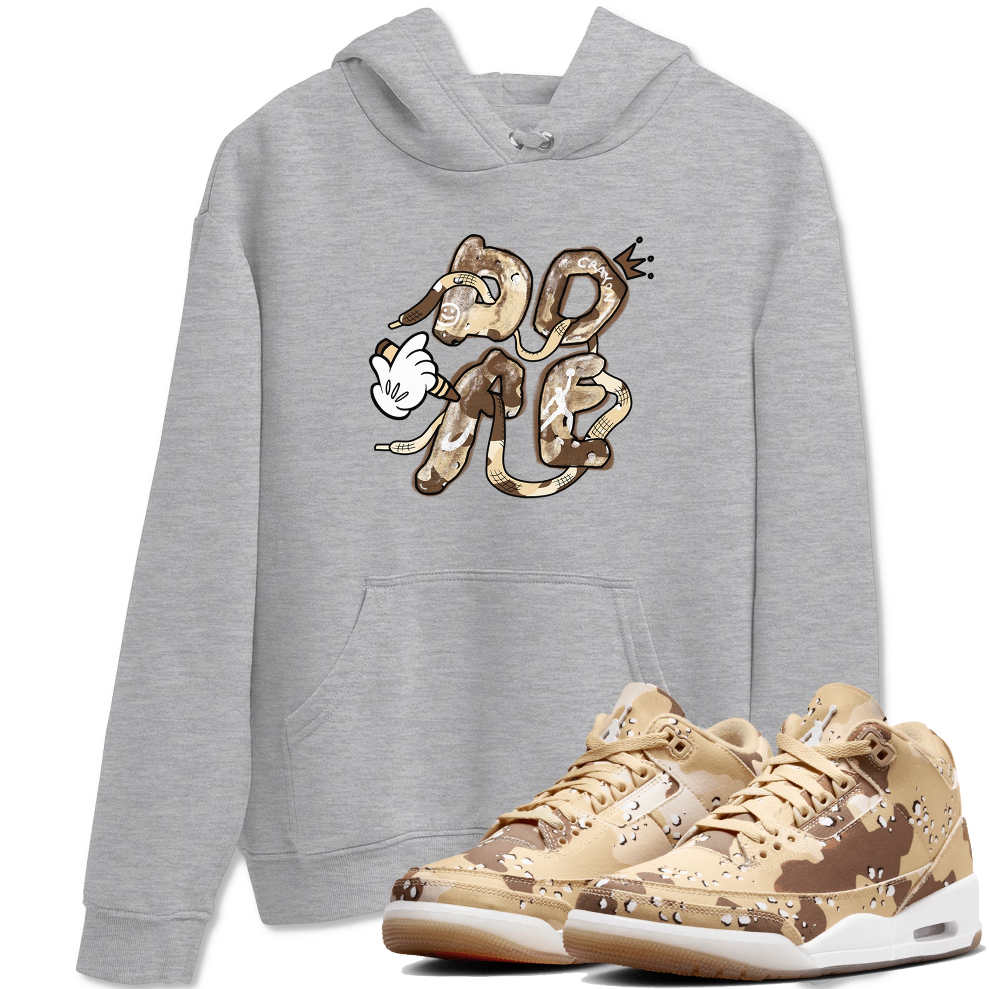 Dope snkmatch Tees - Air Jordan 3 Desert Camo