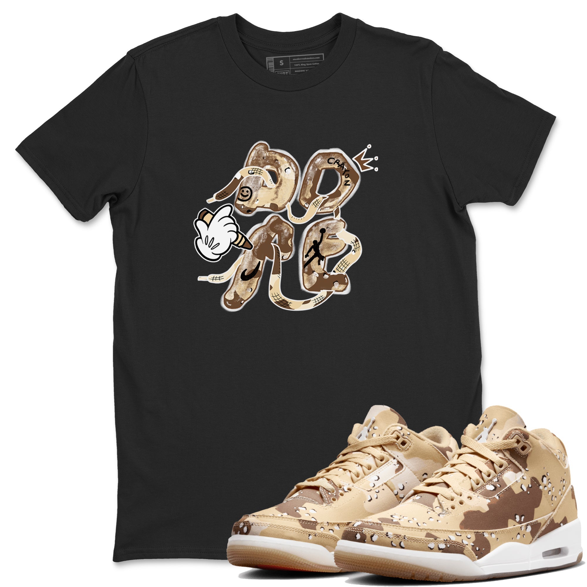 Dope snkmatch Tees - Air Jordan 3 Desert Camo