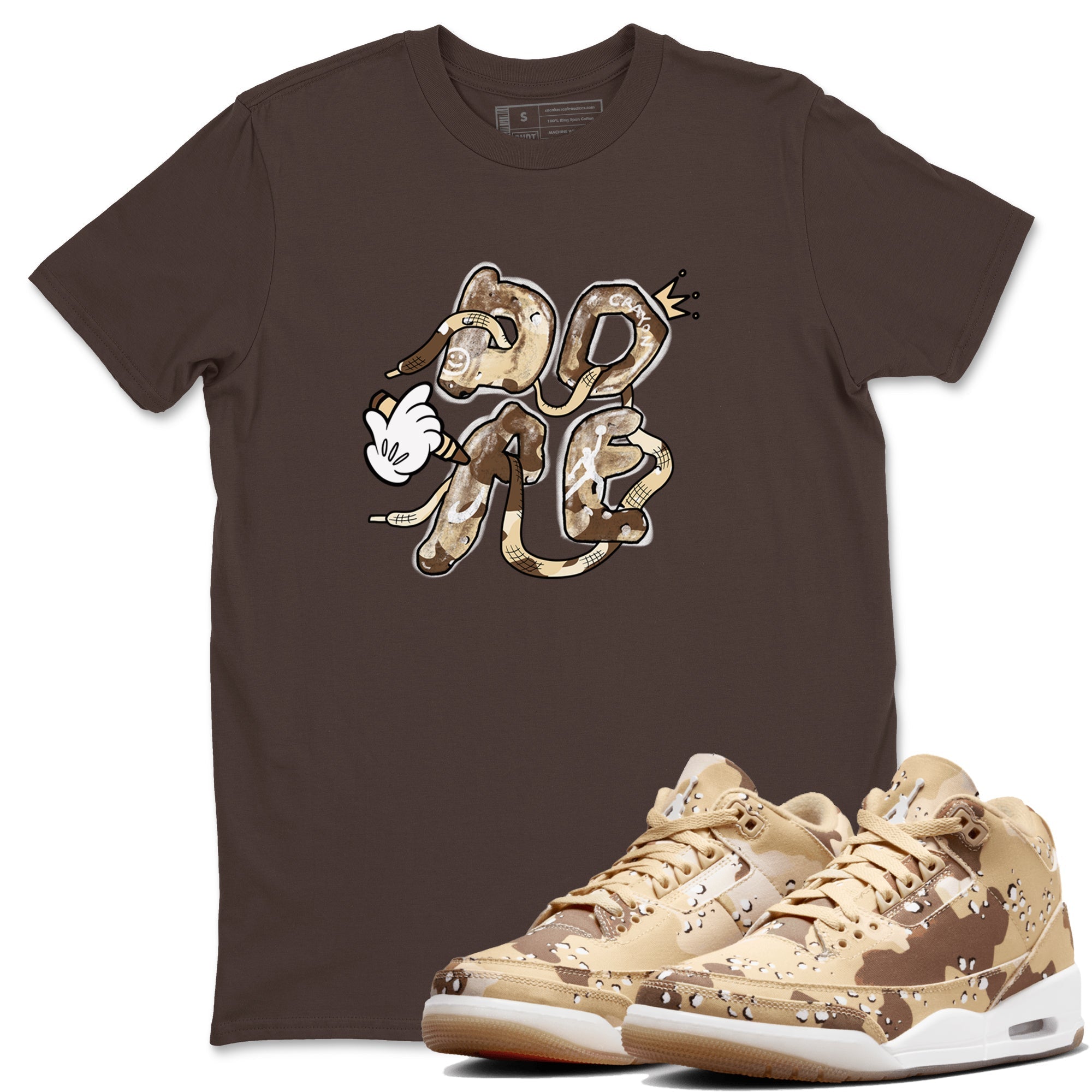 Dope snkmatch Tees - Air Jordan 3 Desert Camo