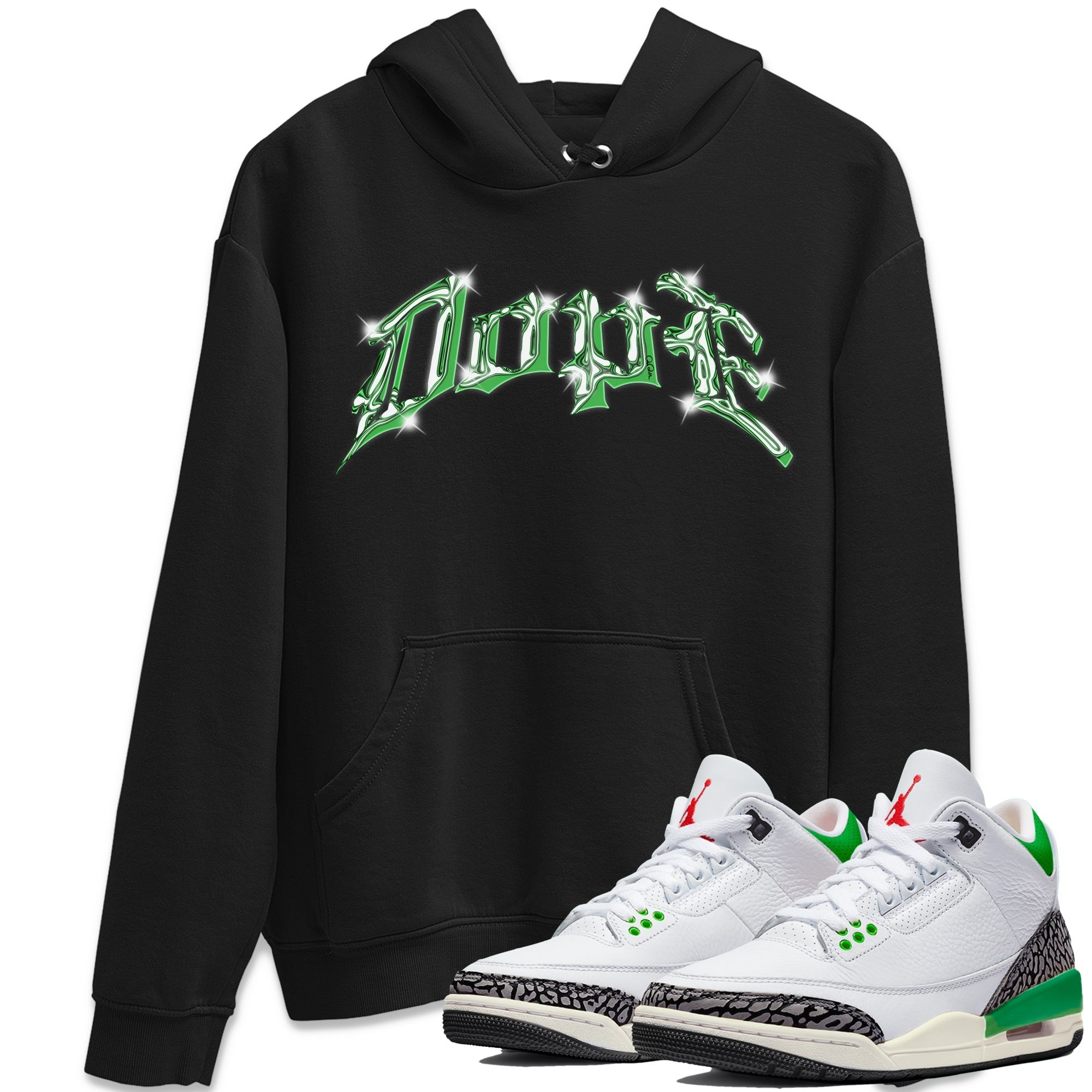 Dope Unisex Tops - Air Jordan 3 Lucky Green