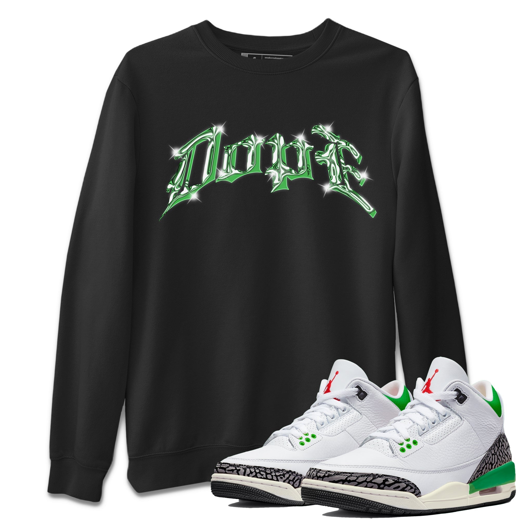 Dope Unisex Tops - Air Jordan 3 Lucky Green