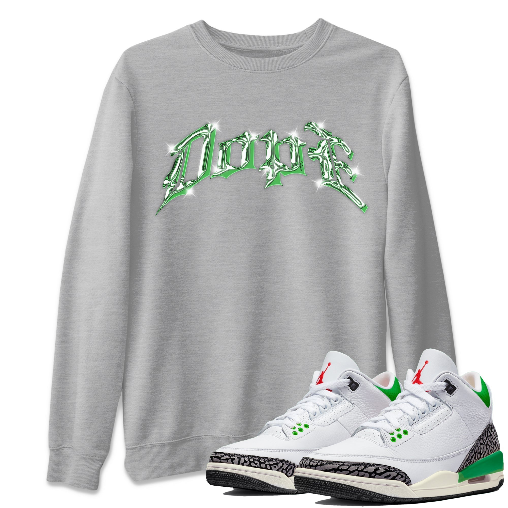 Dope Unisex Tops - Air Jordan 3 Lucky Green