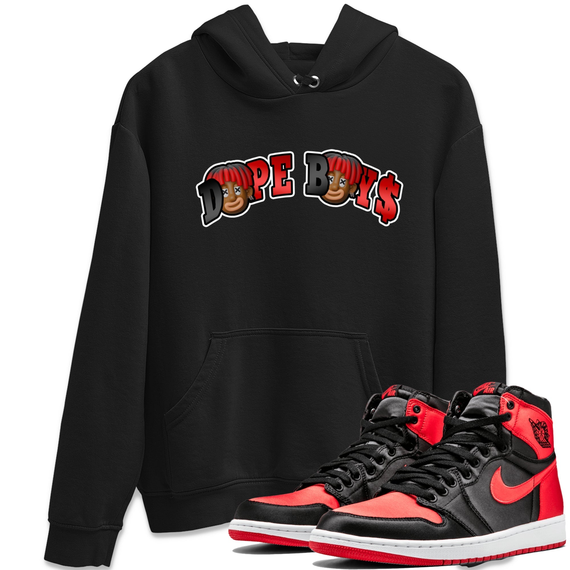 Dope Boys Unisex Tops - Air Jordan 1 Satin Bred
