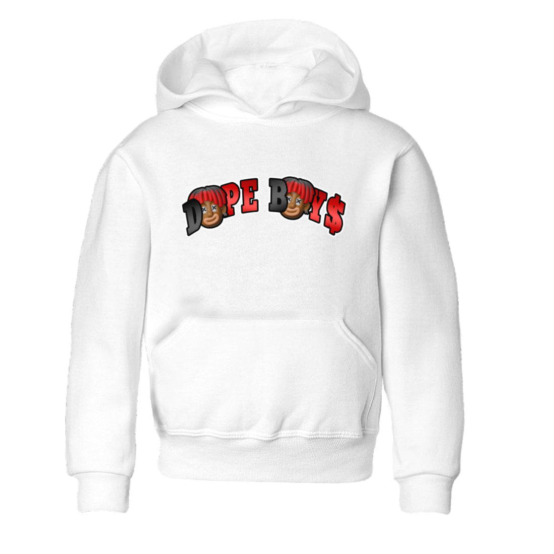 Dope Boys Kids Tops - Air Jordan 1 Satin Bred
