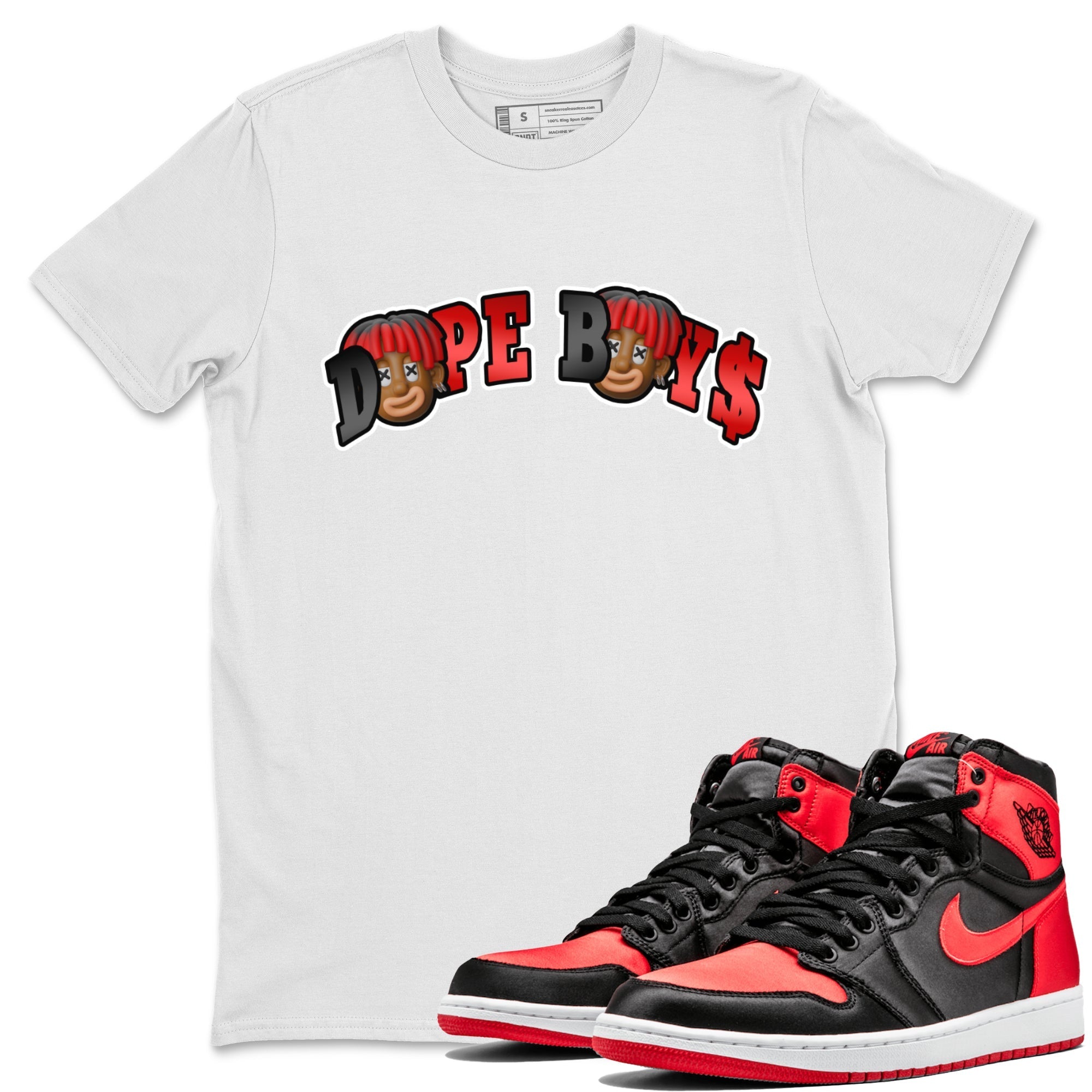 Dope Boys Unisex Tops - Air Jordan 1 Satin Bred