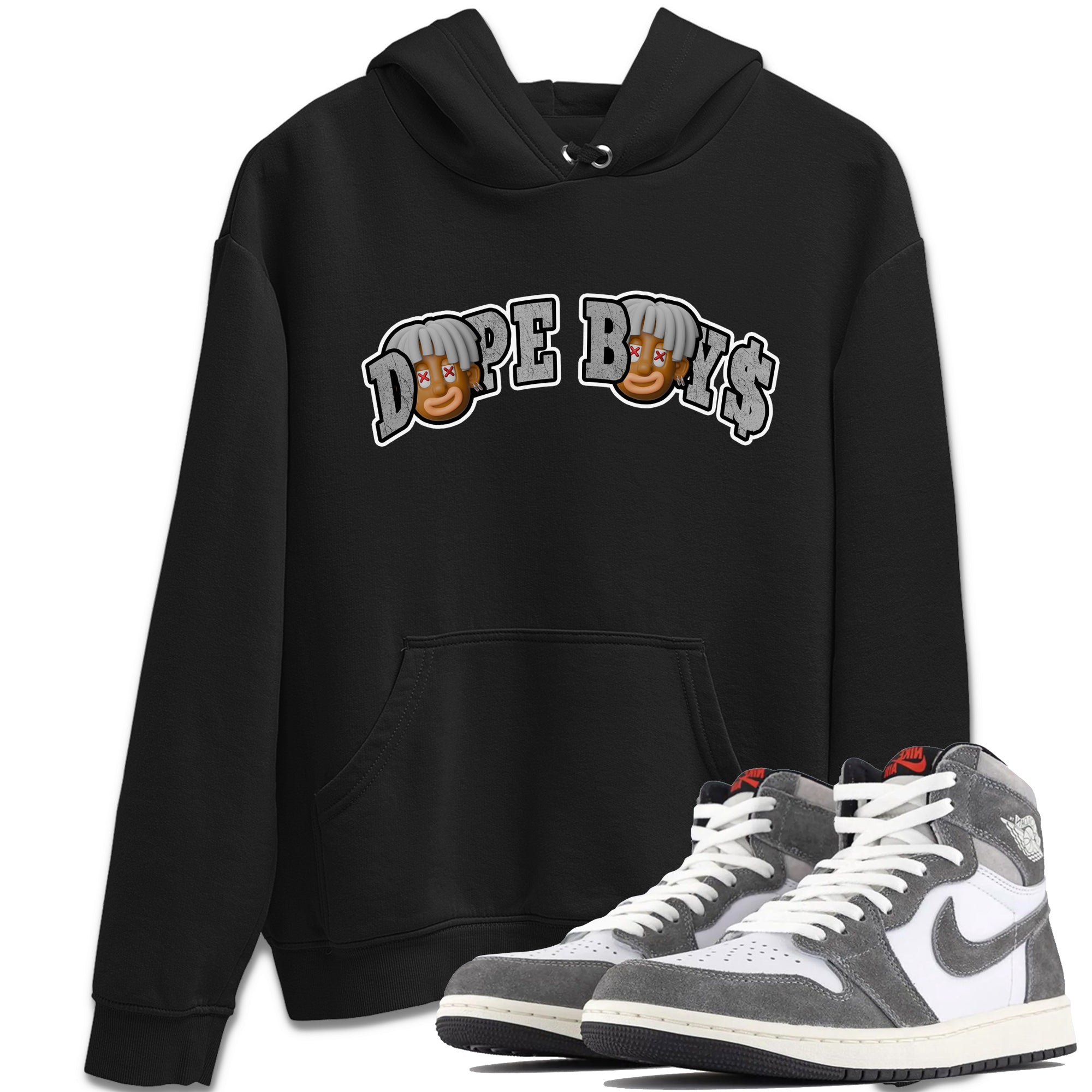 Dope Boys Unisex Tops - Air Jordan 1 Washed Heritage