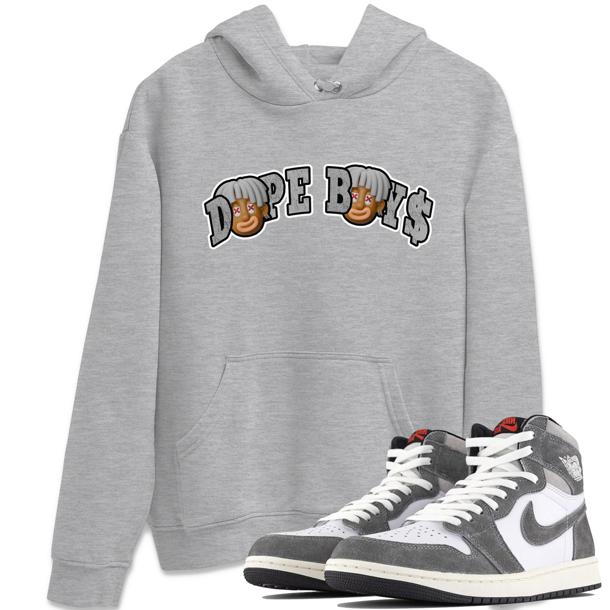 Dope Boys Unisex Tops - Air Jordan 1 Washed Heritage