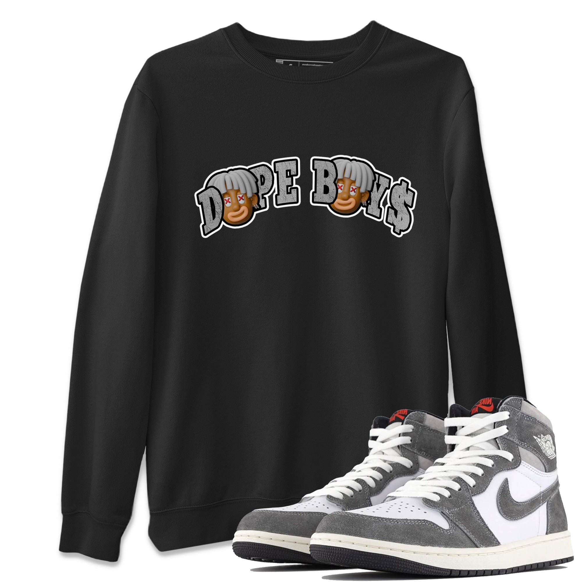 Dope Boys Unisex Tops - Air Jordan 1 Washed Heritage