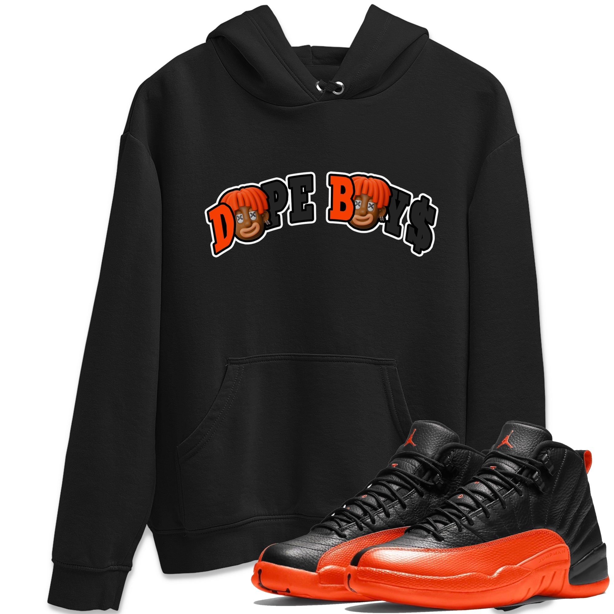 Dope Boys Unisex Tops - Air Jordan 12 Brilliant Orange