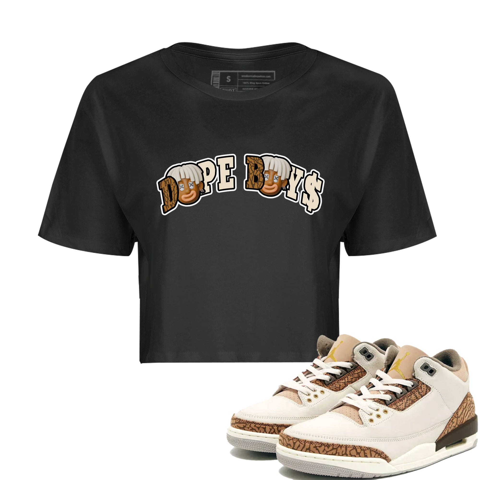 Dope Boys Women's Tops - Air Jordan 3 Palomino