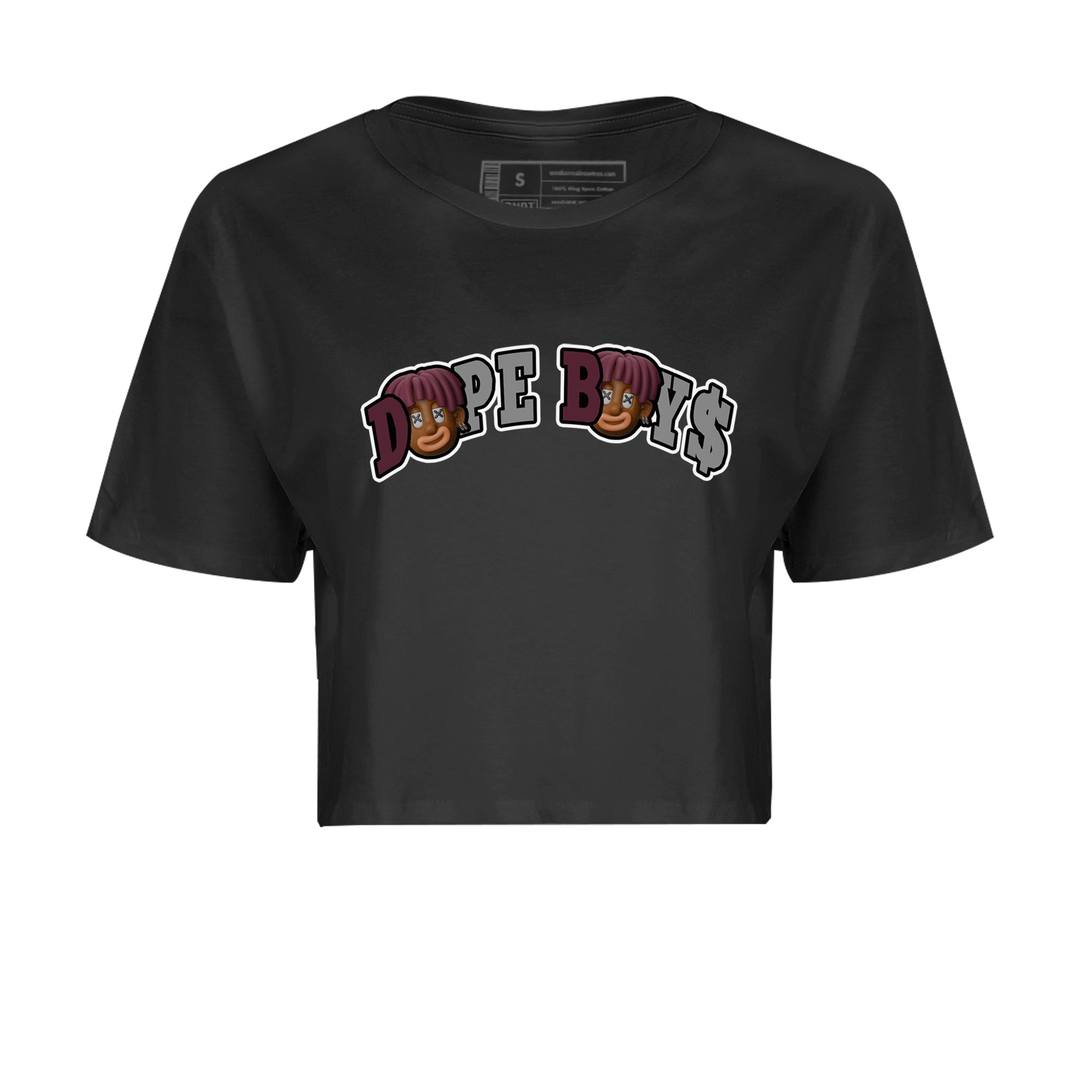 Dope Boys Women's Tops - Air Jordan 5 Burgundy