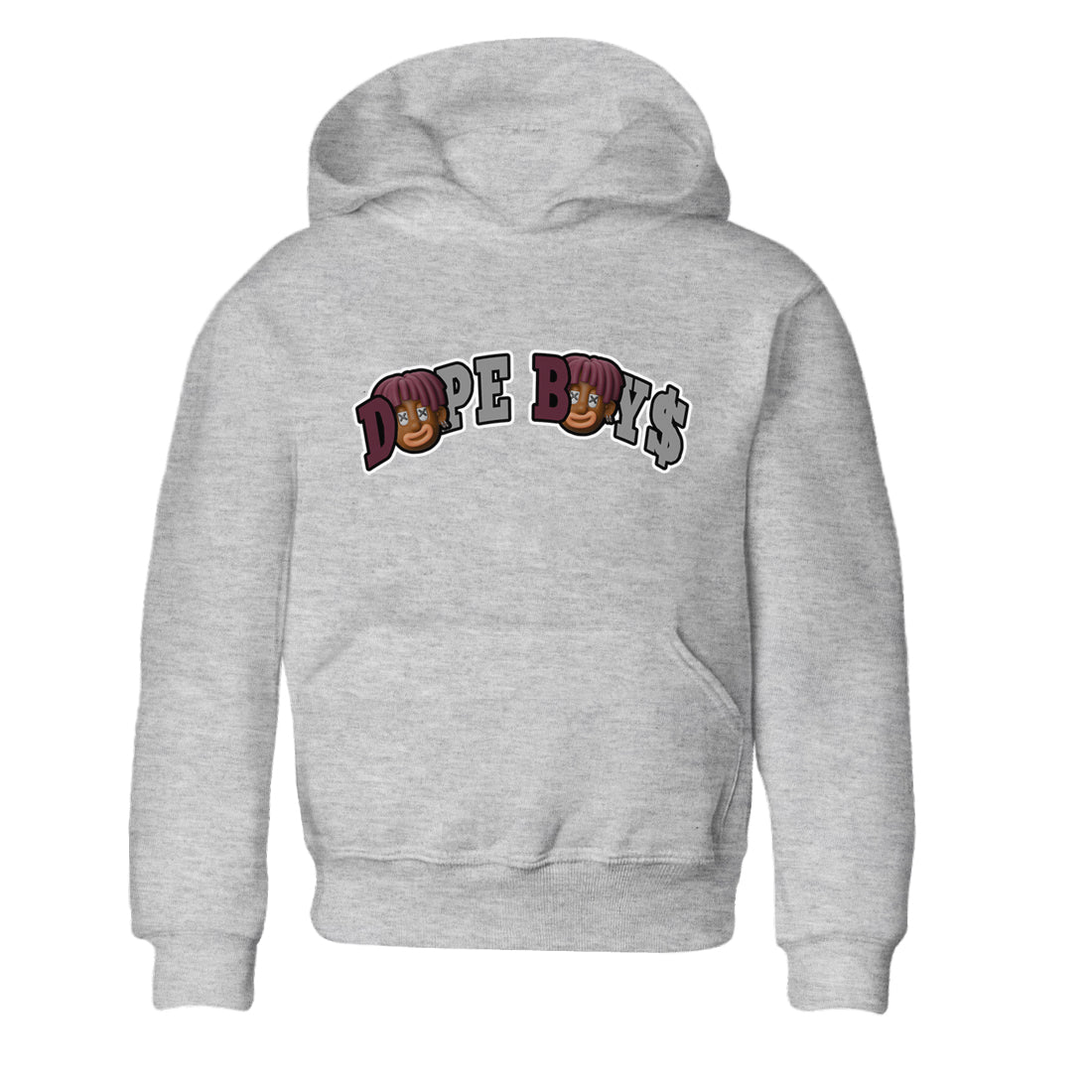 Dope Boys Kids Tops - Air Jordan 5 Burgundy