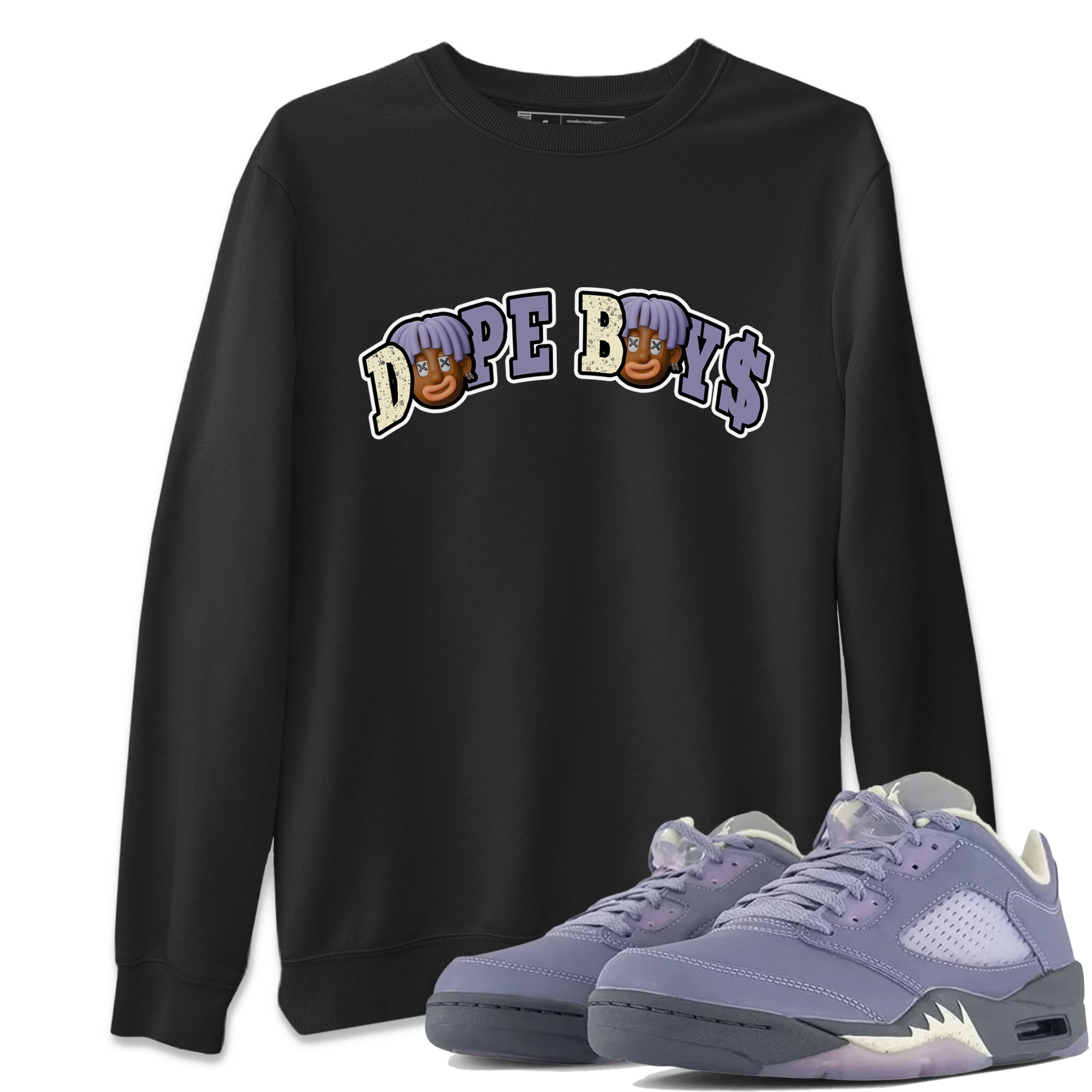 Dope Boys Unisex Tops - Air Jordan 5 Indigo Haze