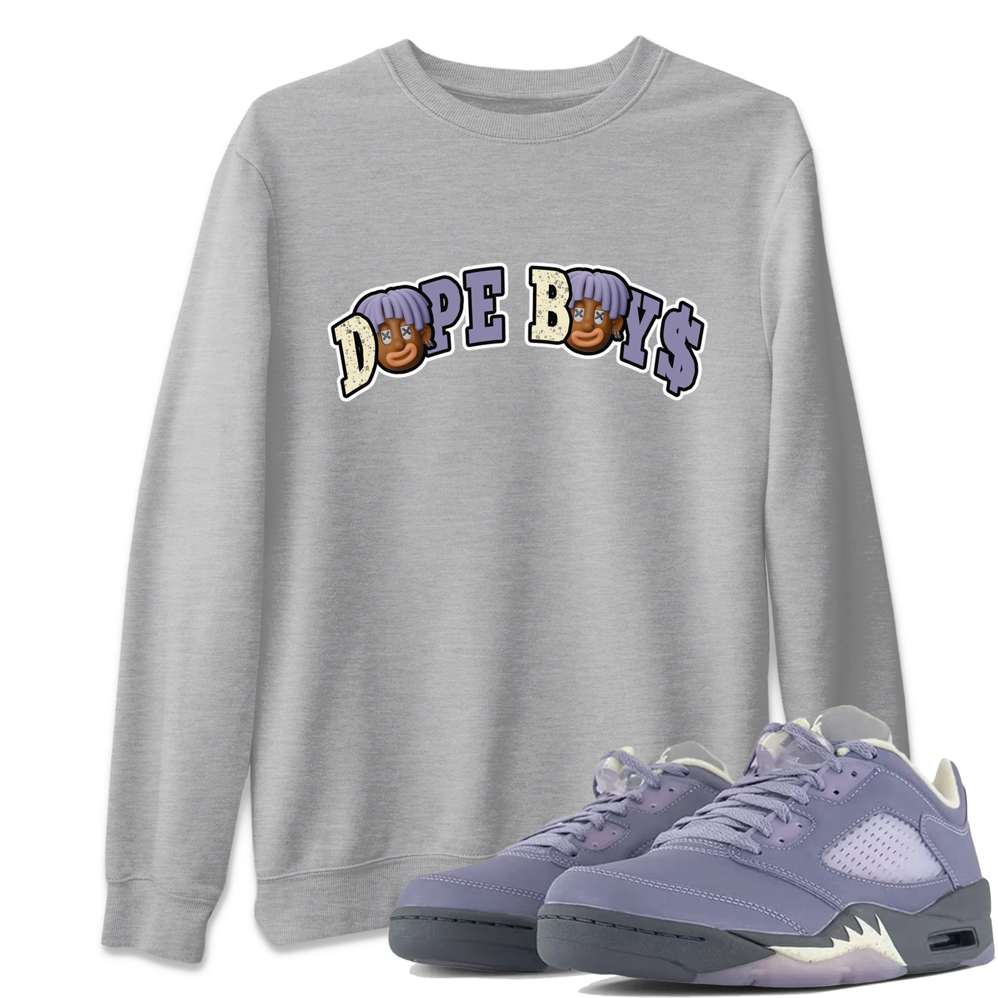 Dope Boys Unisex Tops - Air Jordan 5 Indigo Haze
