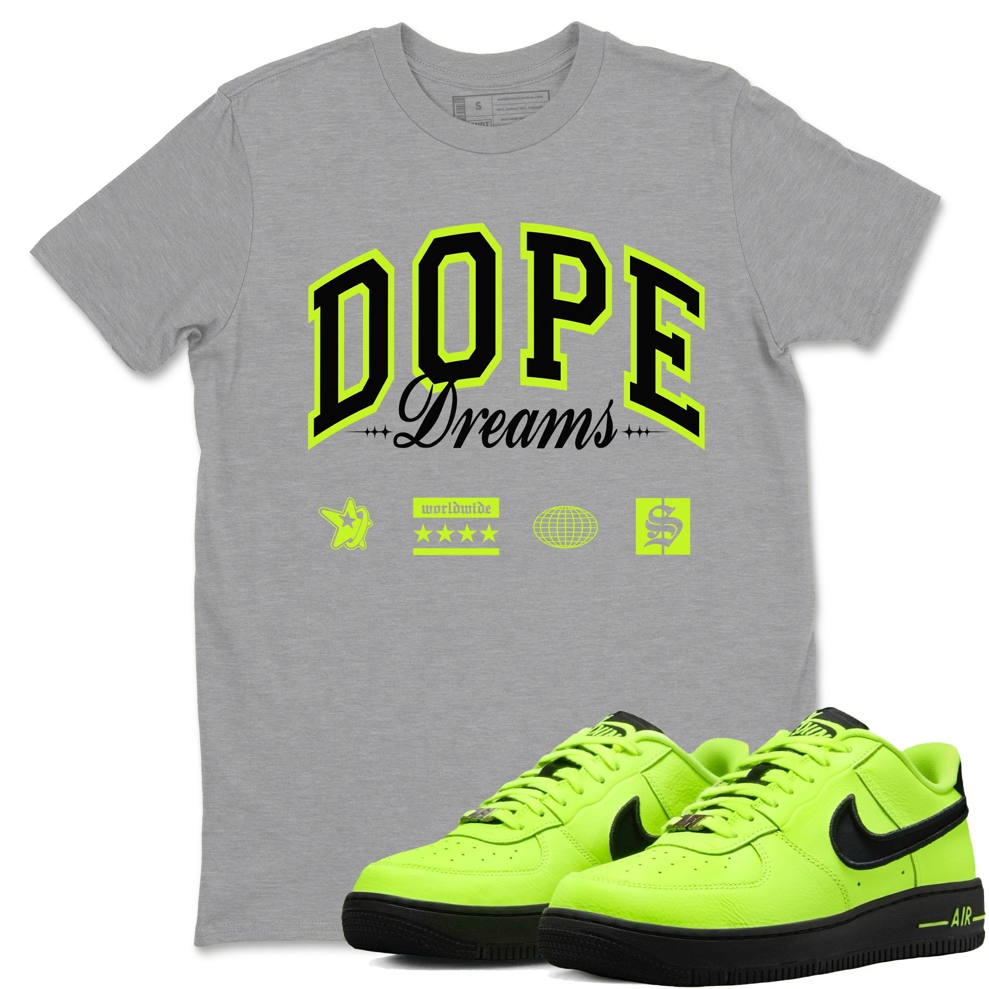 Dope Dreams snkmatch Tees - Air Force 1 Volt