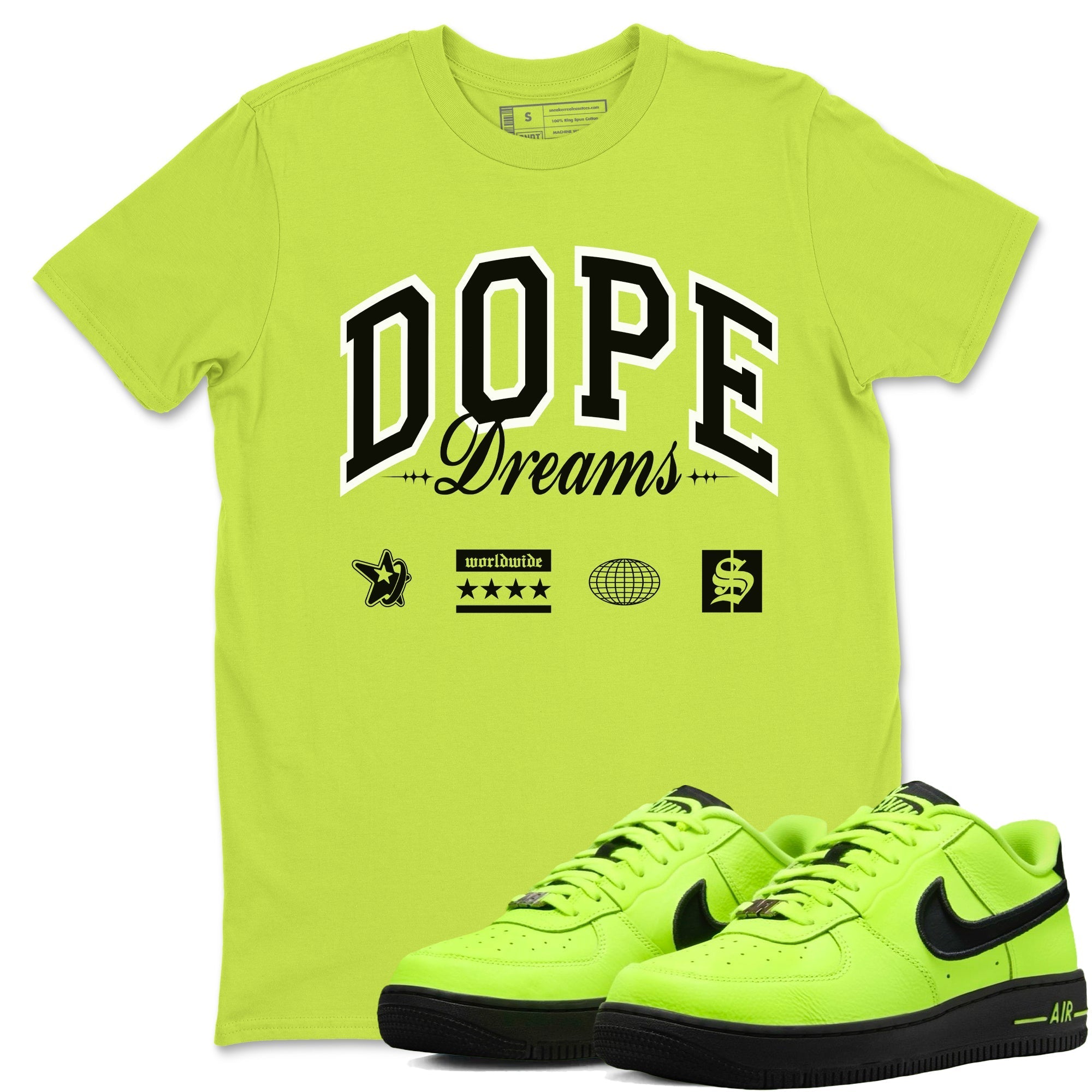 Dope Dreams snkmatch Tees - Air Force 1 Volt