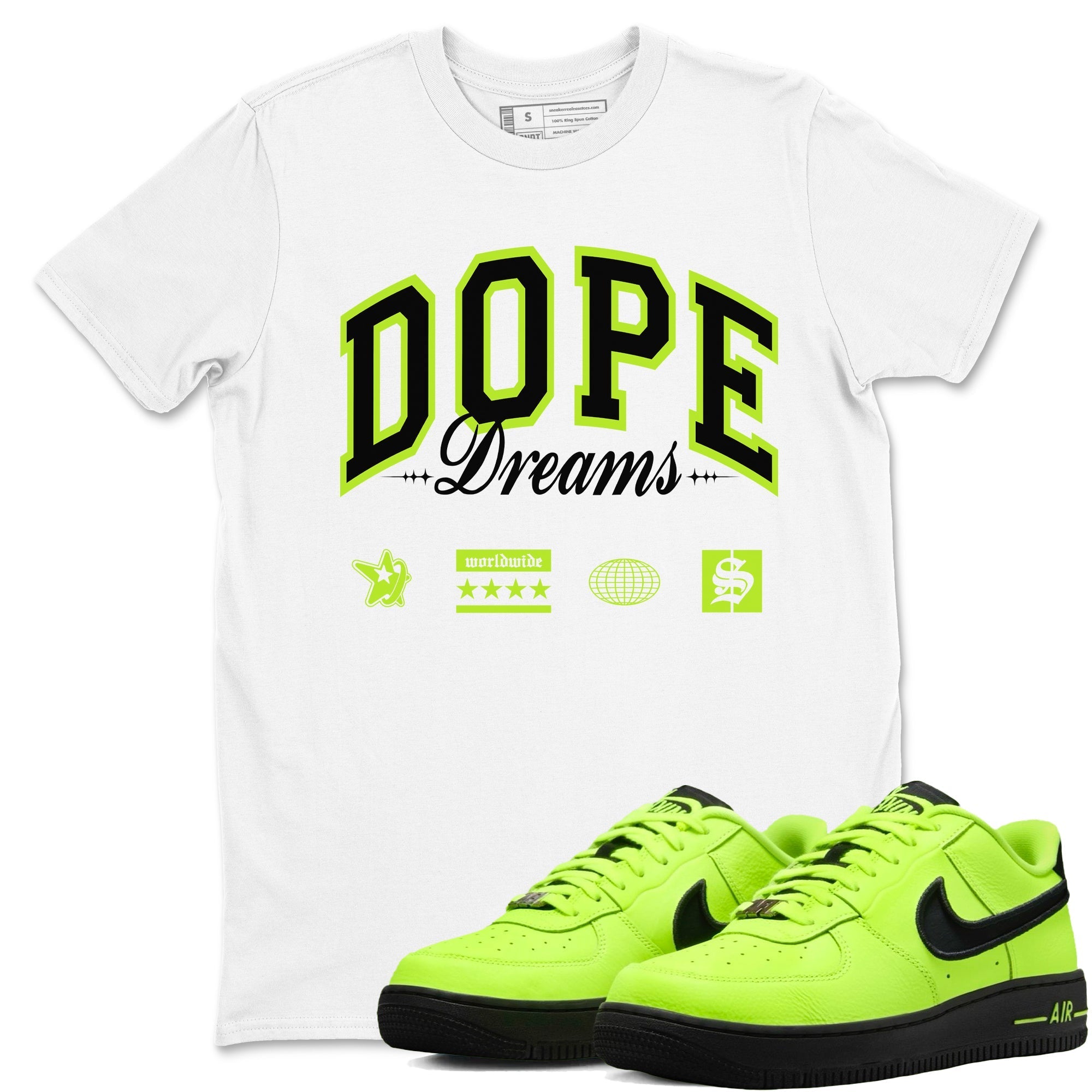 Dope Dreams snkmatch Tees - Air Force 1 Volt