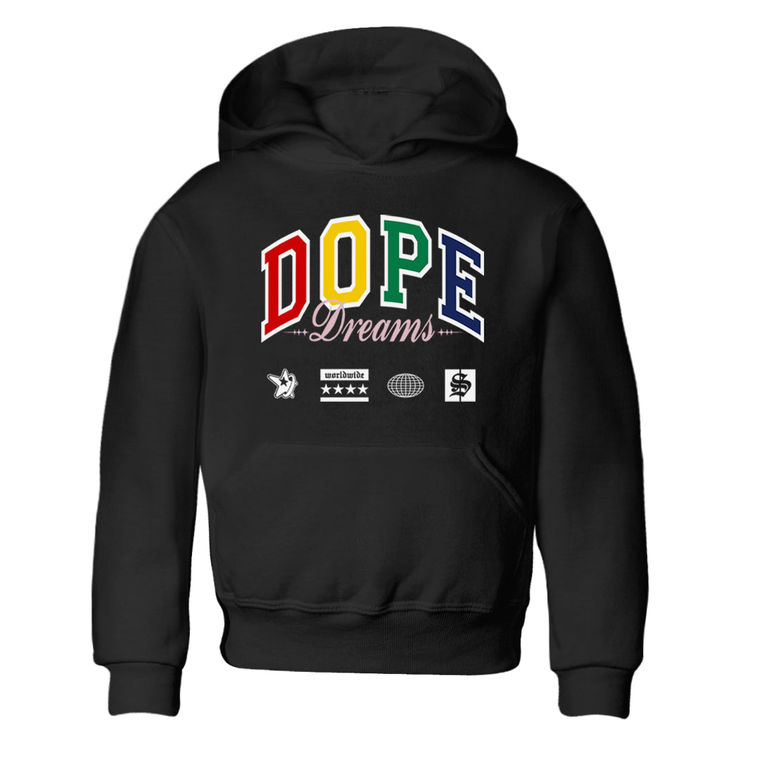 Dope Dreams snkmatch Tees Kids - Air Force 3 Blue Void and Tour Yellow