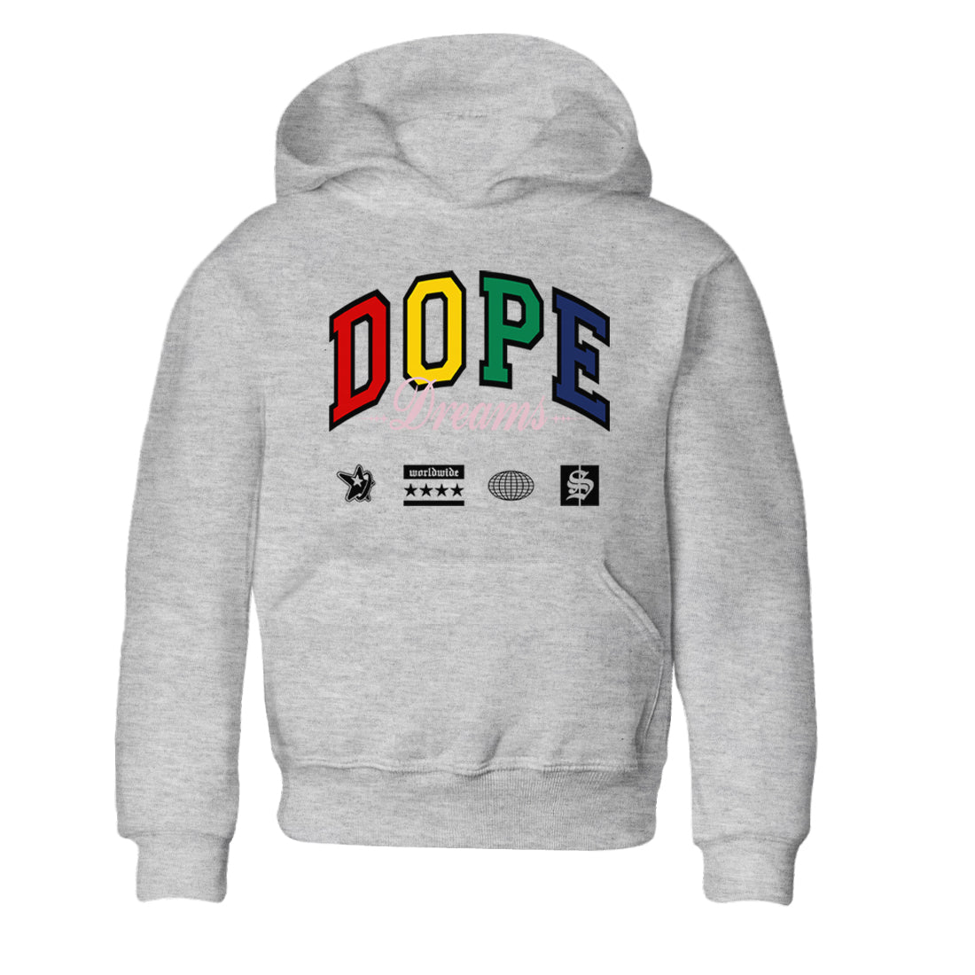 Dope Dreams snkmatch Tees Kids - Air Force 3 Blue Void and Tour Yellow
