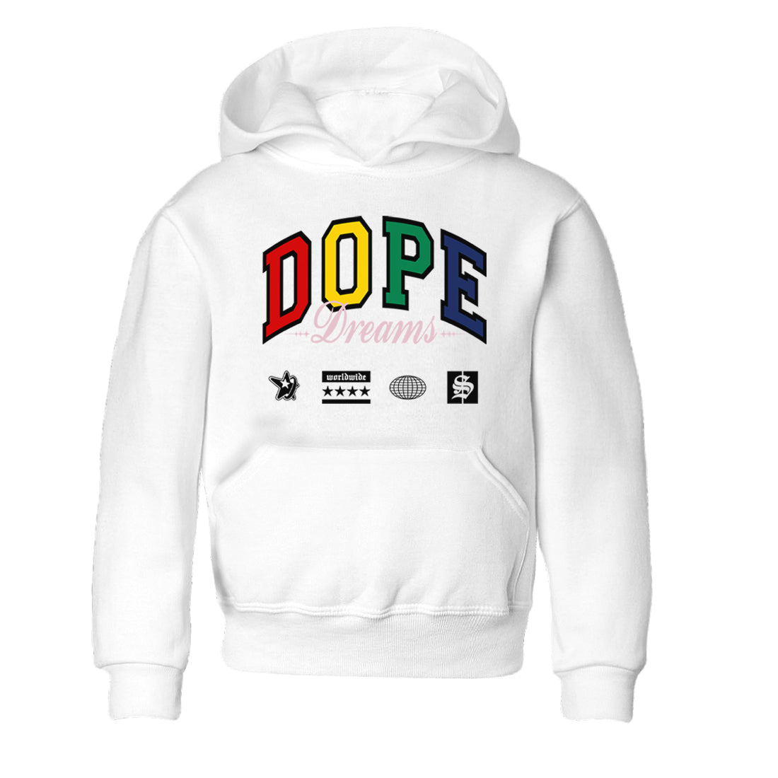 Dope Dreams snkmatch Tees Kids - Air Force 3 Blue Void and Tour Yellow