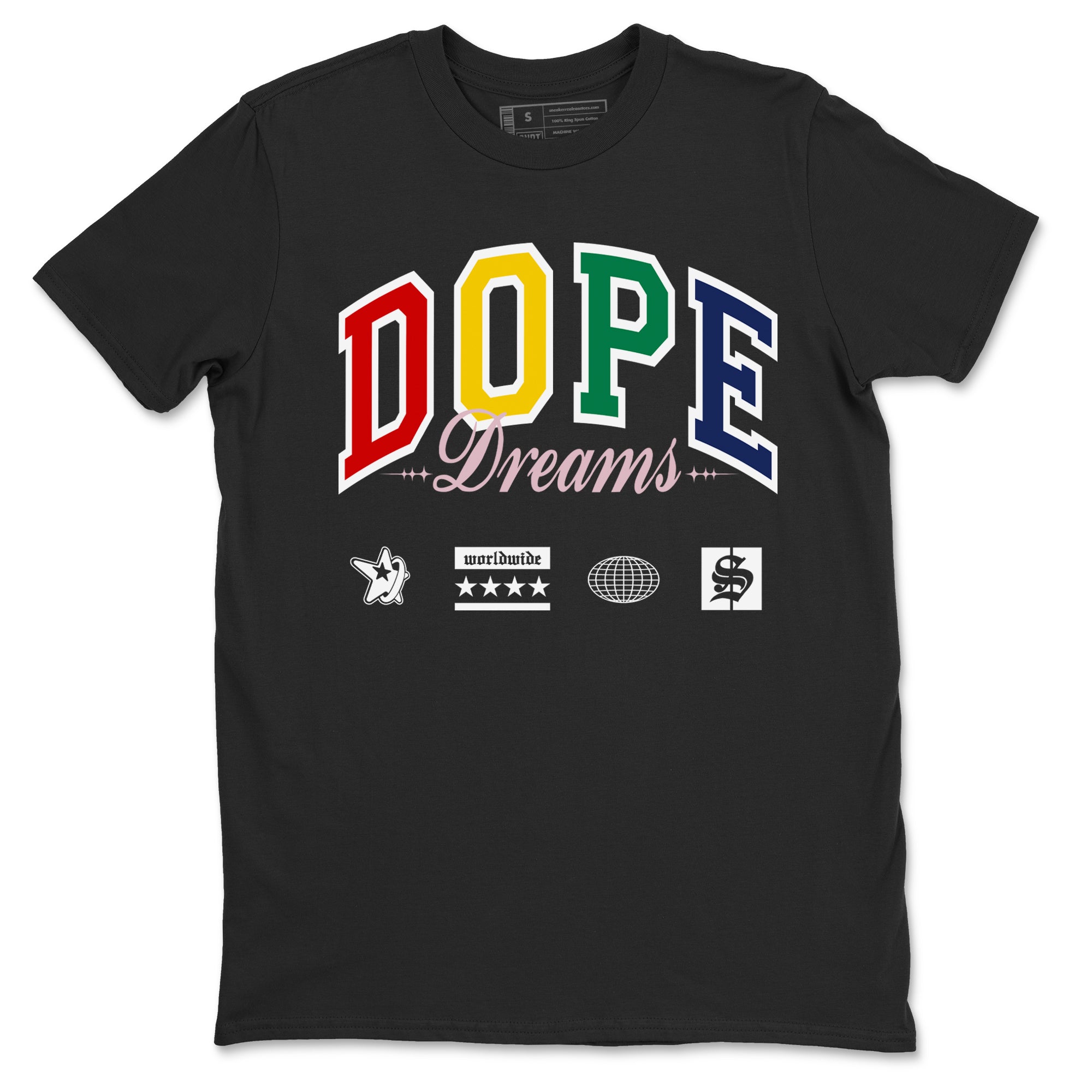 Dope Dreams snkmatch Tees - Air Force 3 Blue Void and Tour Yellow
