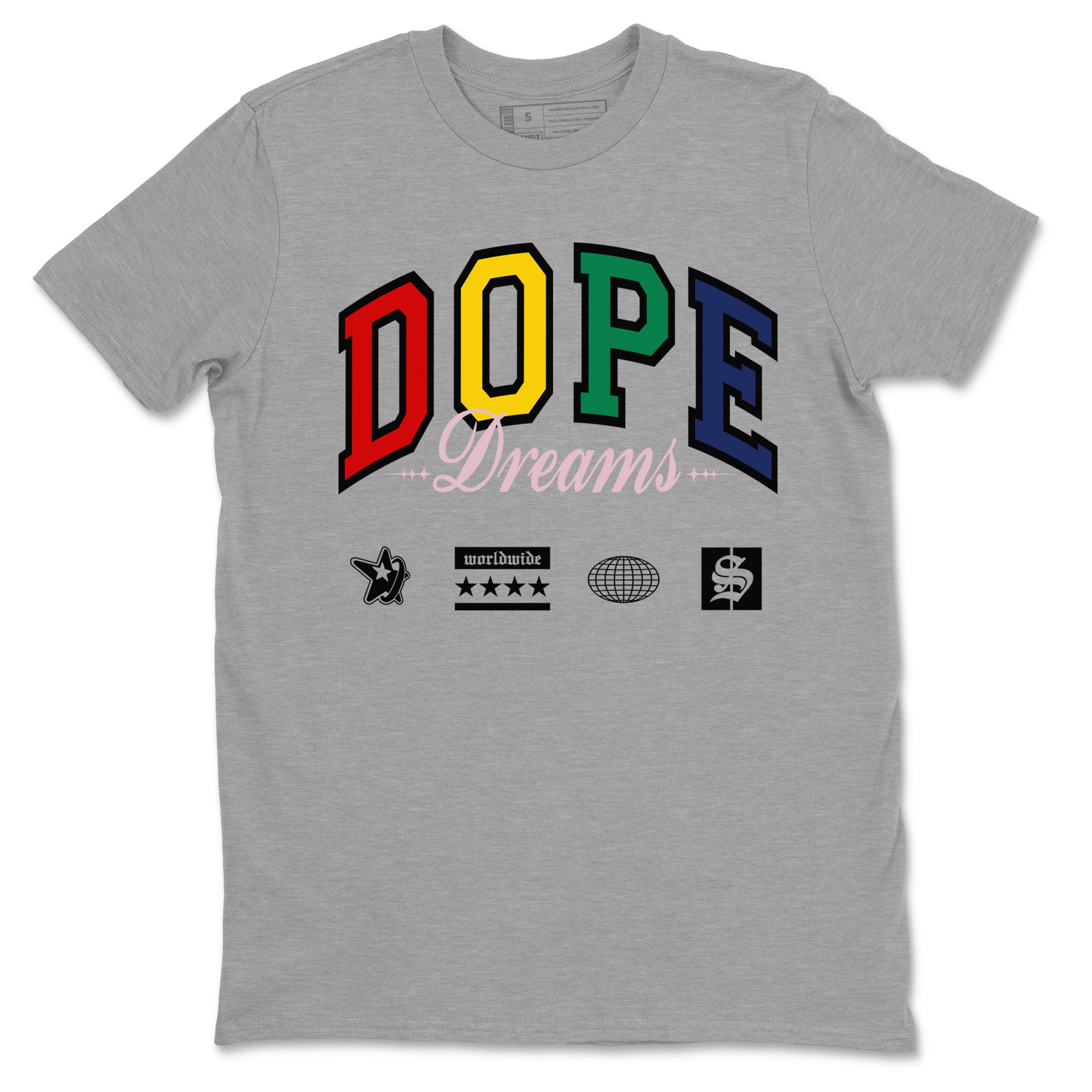 Dope Dreams snkmatch Tees - Air Force 3 Blue Void and Tour Yellow