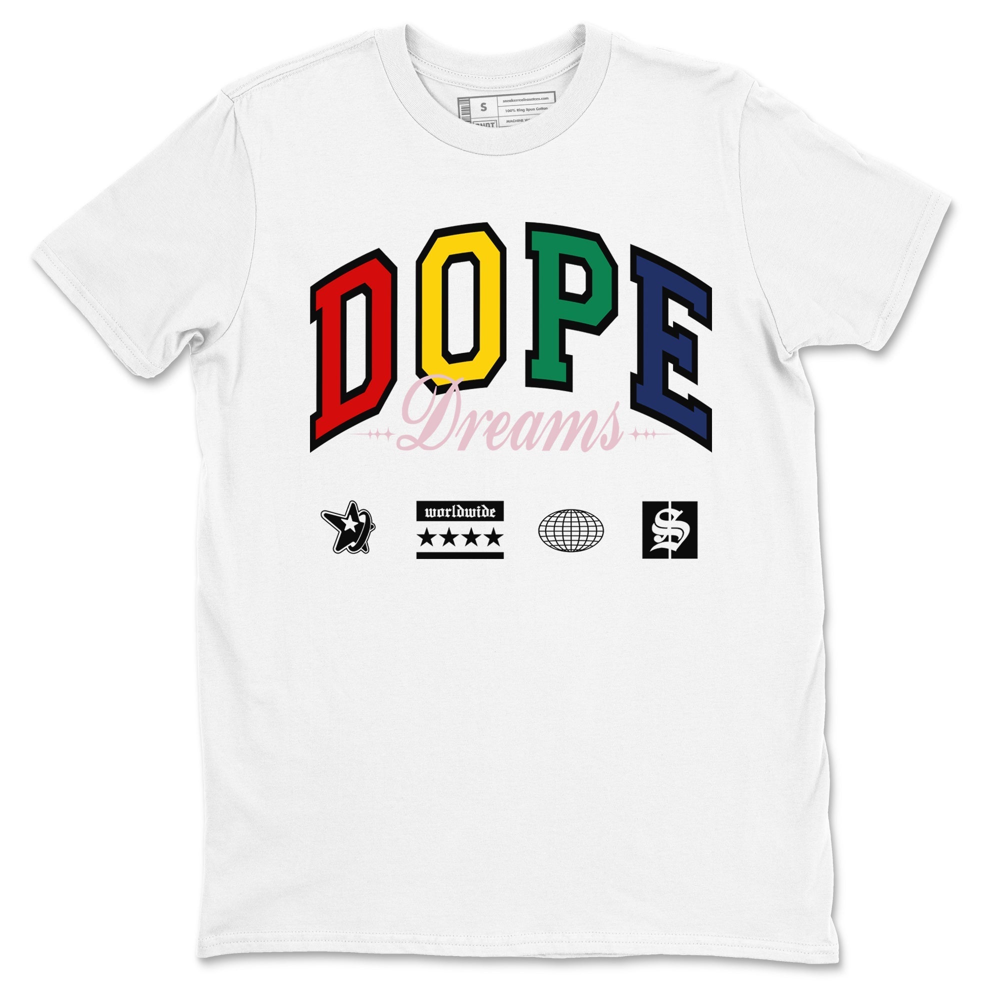 Dope Dreams snkmatch Tees - Air Force 3 Blue Void and Tour Yellow