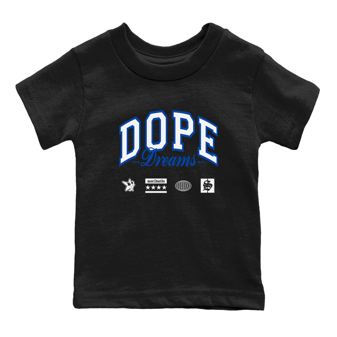 Dope Dreams snkmatch Tees Kids - Air Jordan 1 Game Royal