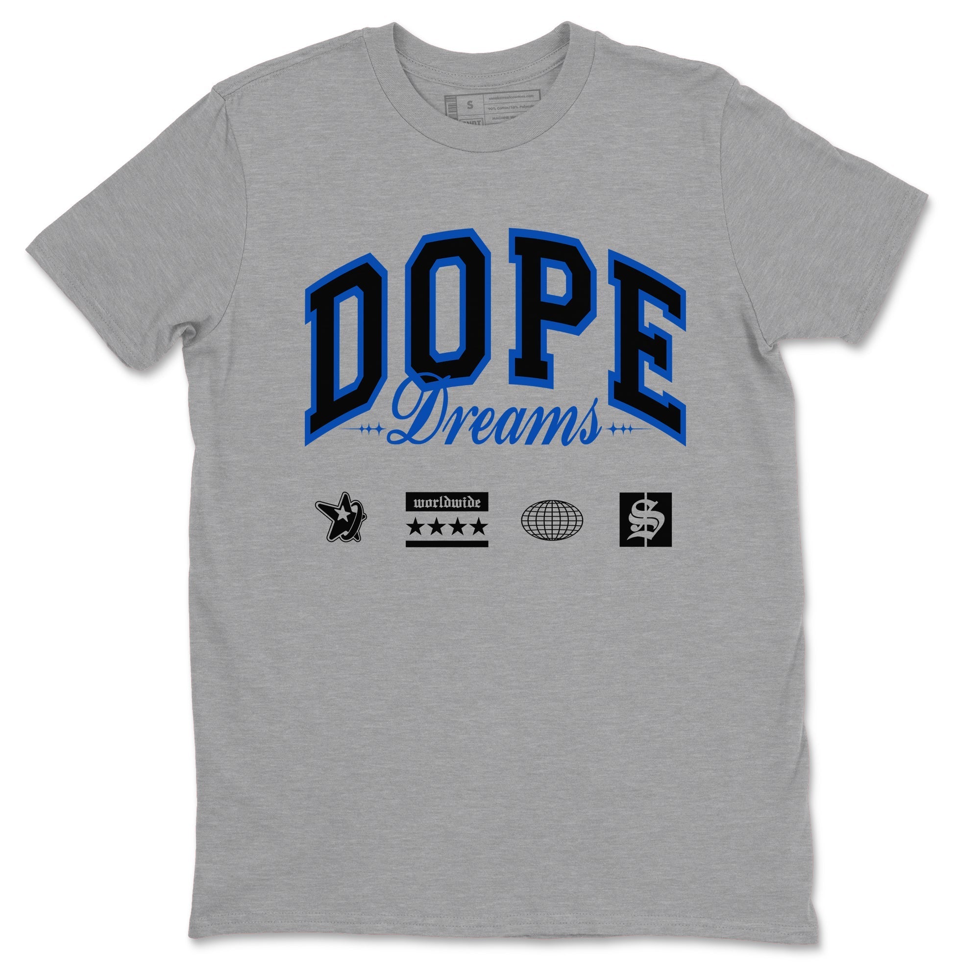 Dope Dreams snkmatch Tees - Air Jordan 1 Game Royal